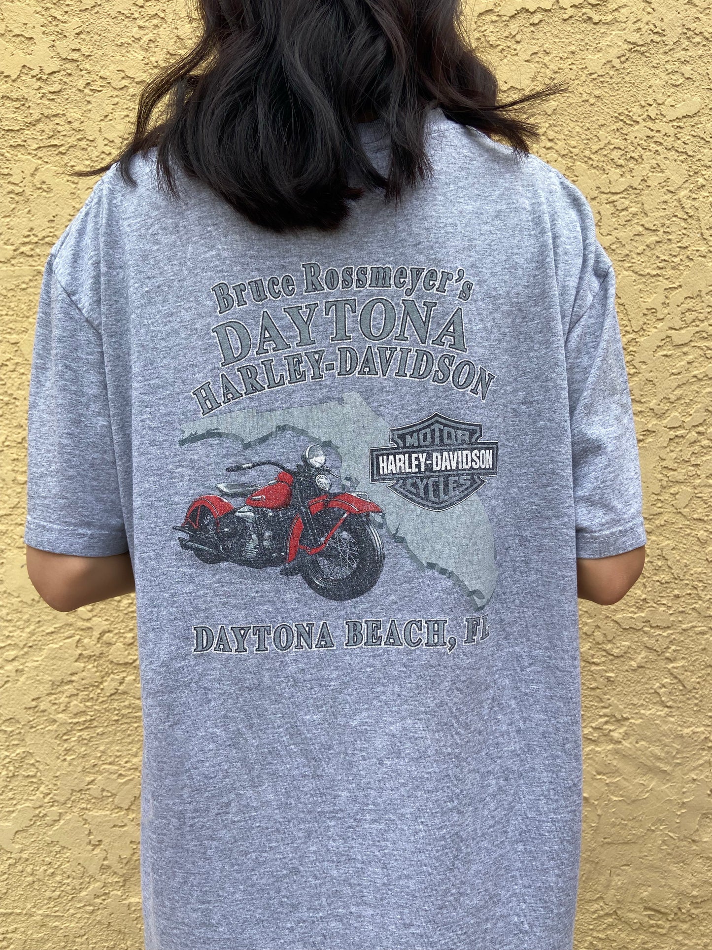 Grey Daytona Harley Davidson Tee