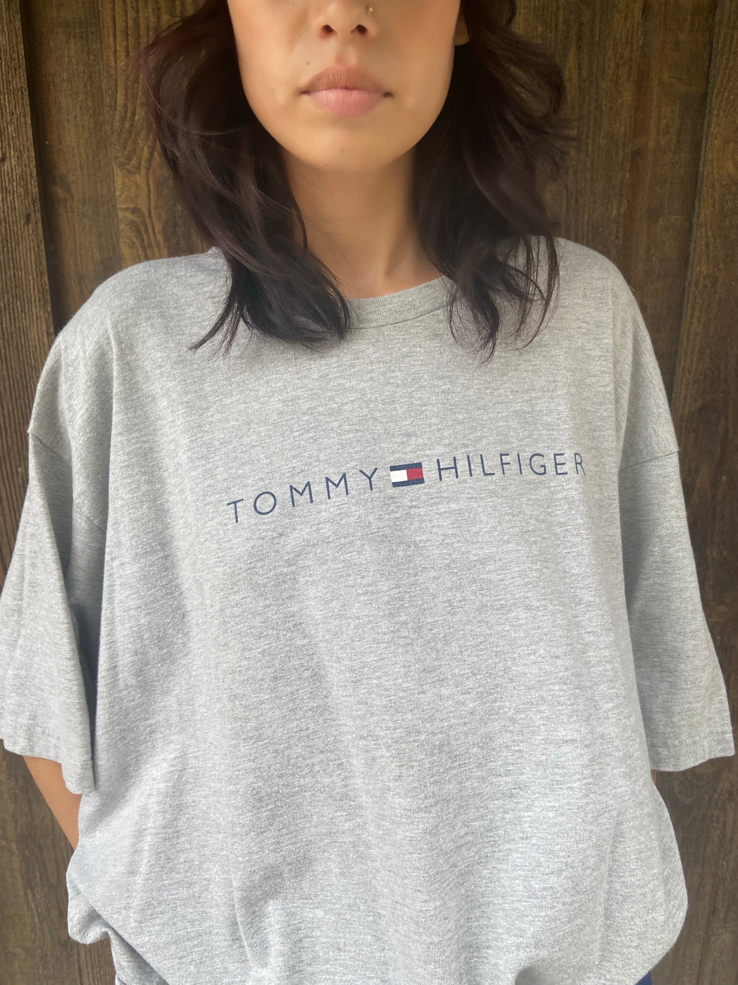 Grey Tommy Hilfiger Jeans Tee