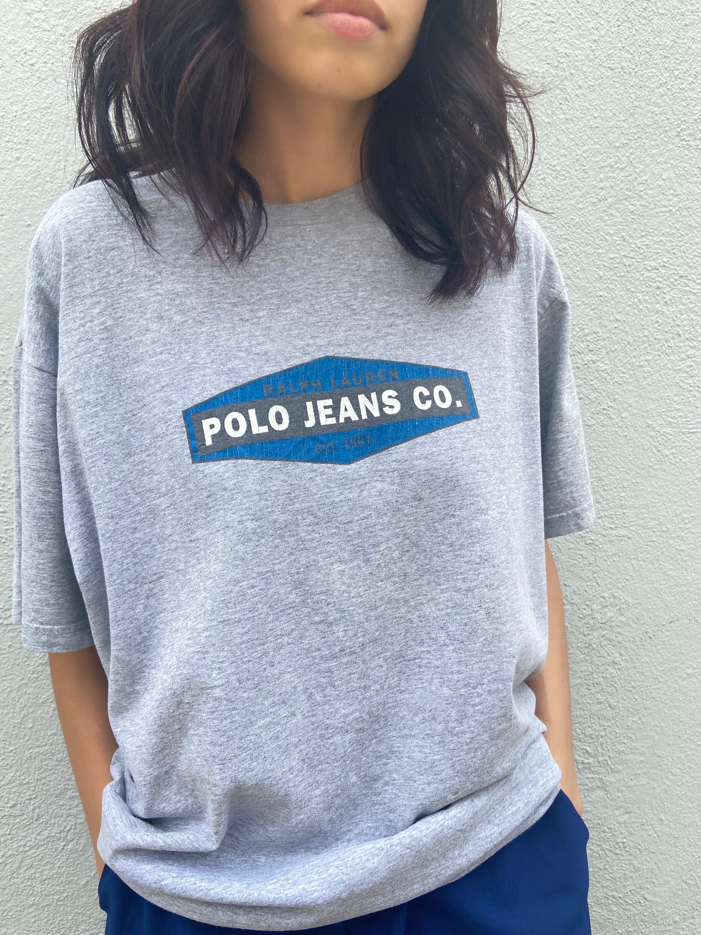 Grey Polo Jeans Co. Tee