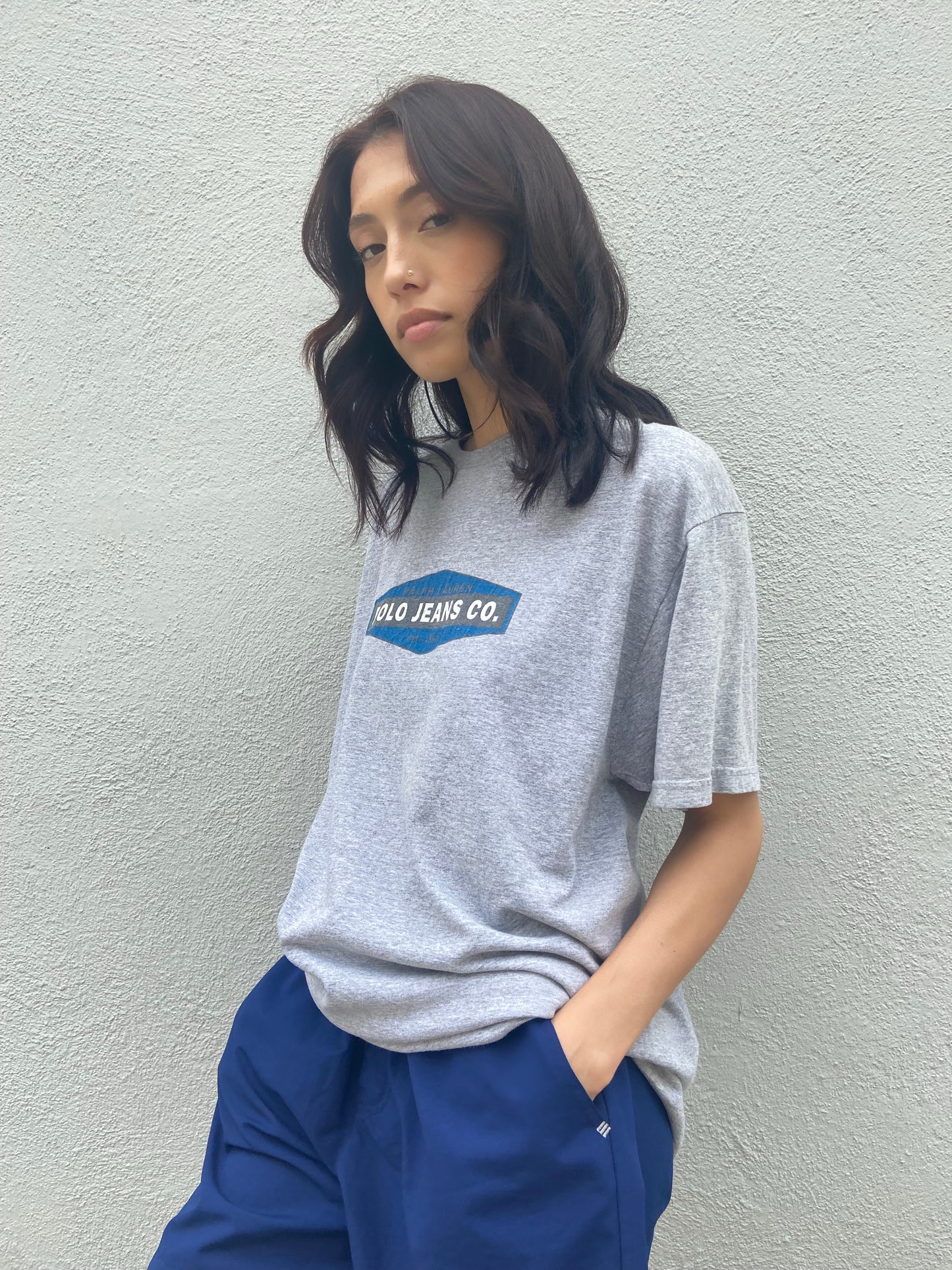 Grey Polo Jeans Co. Tee