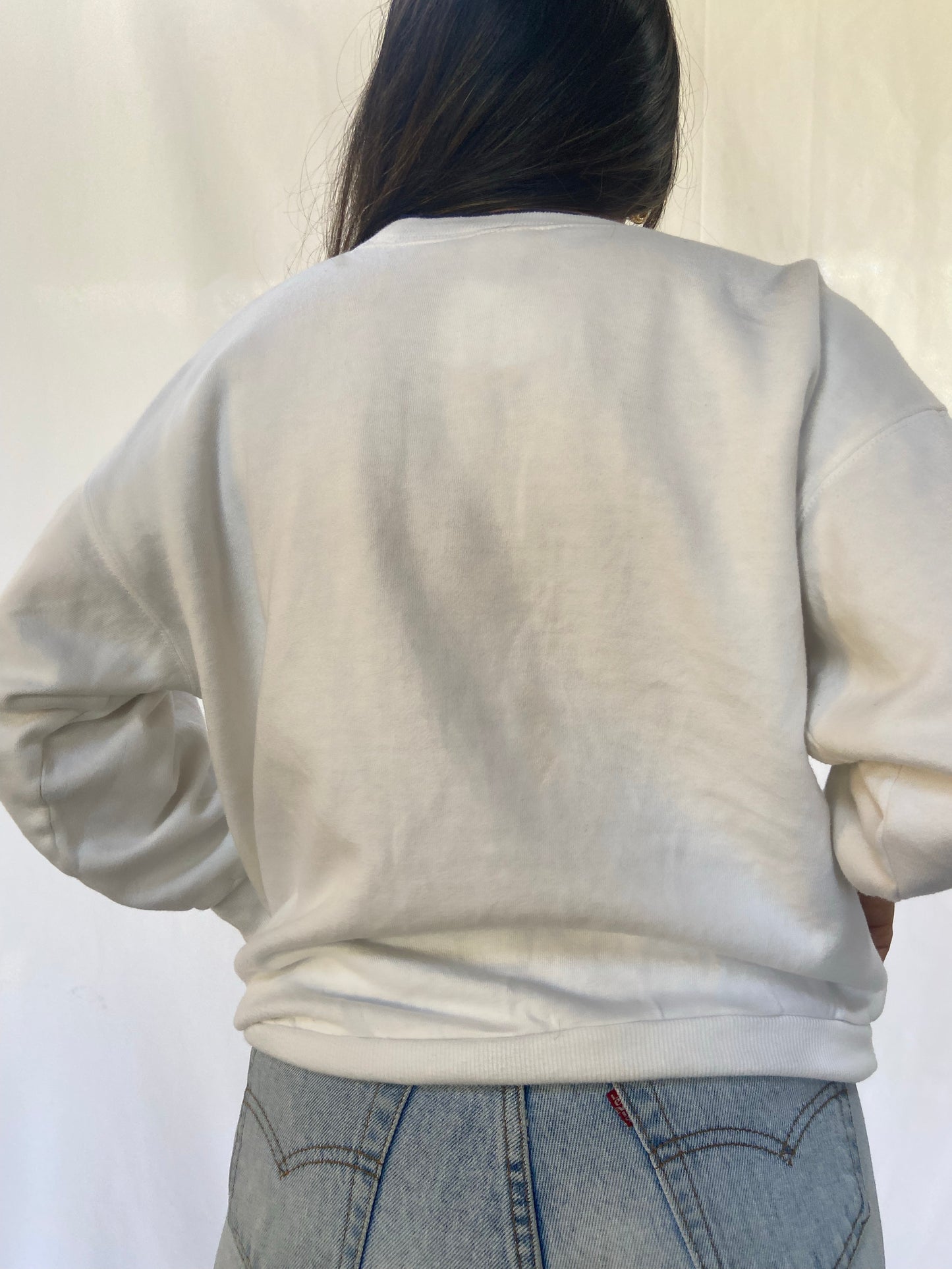 White Mickey Crewneck - S/M