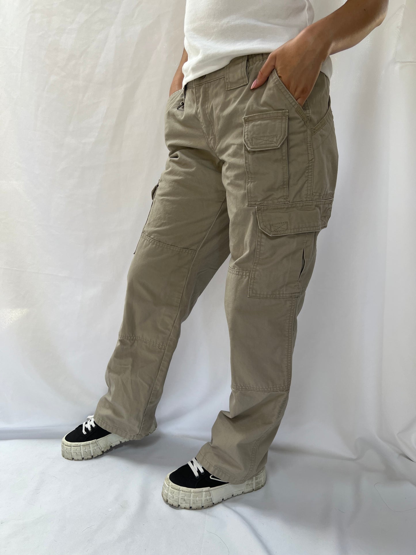 Beige Cargo Pants - 29"