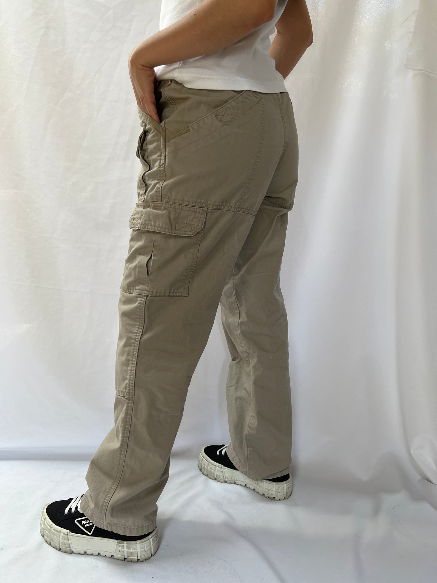 Beige Cargo Pants - 29"
