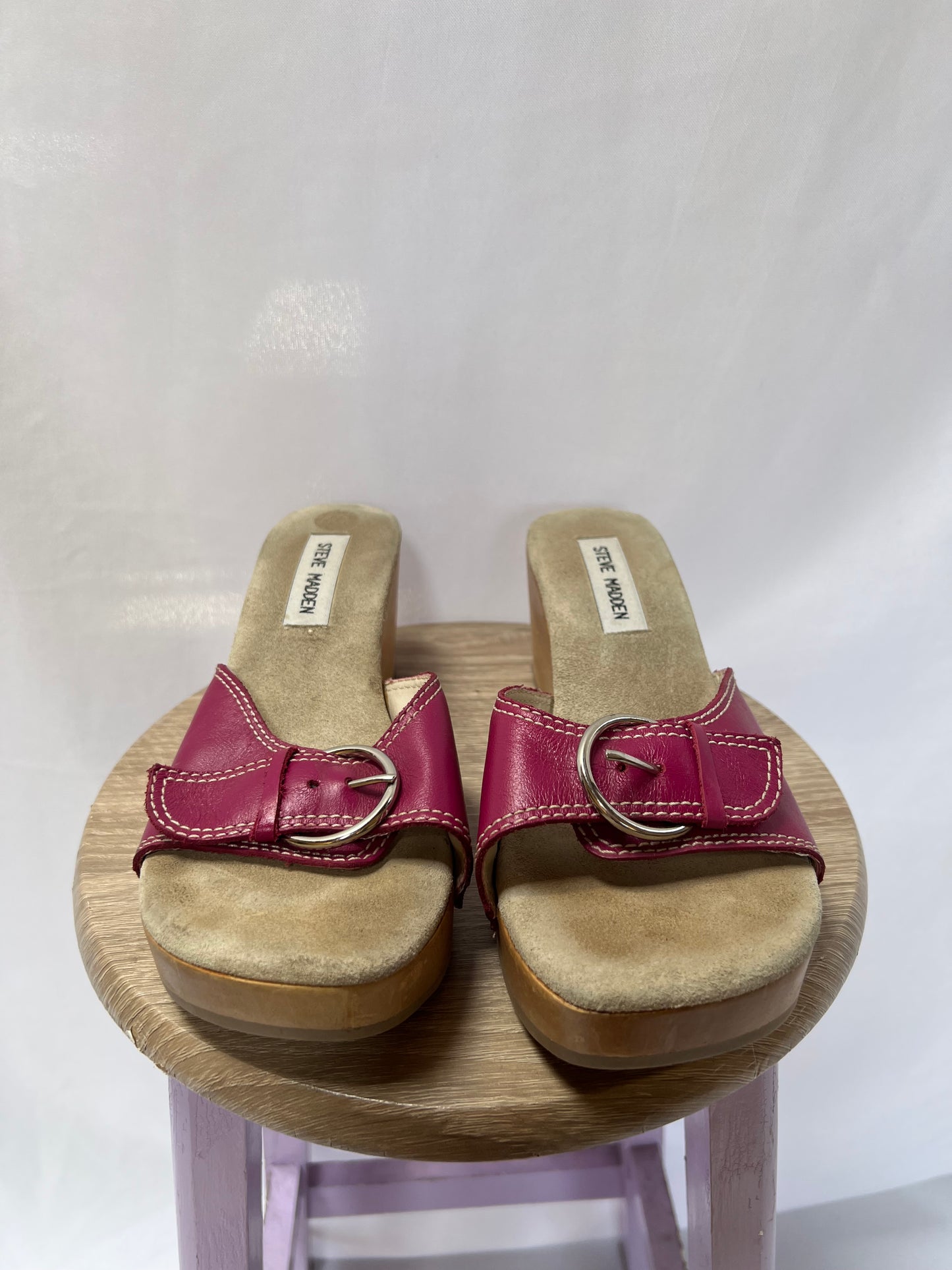 Pink Steve Madden Wedge Heels - 7/7.5