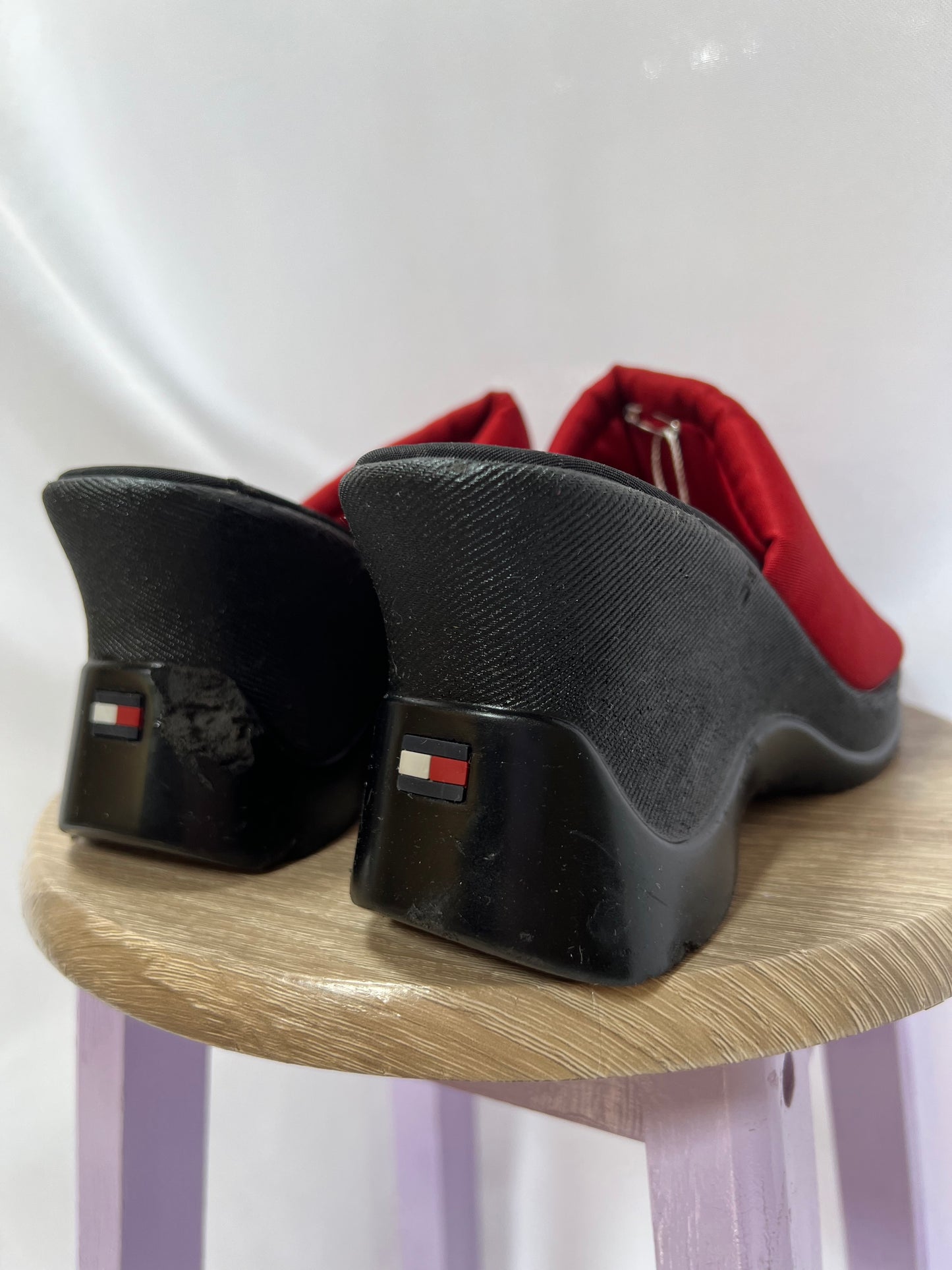 Red Tommy Hilfiger Mules - 6/6.5