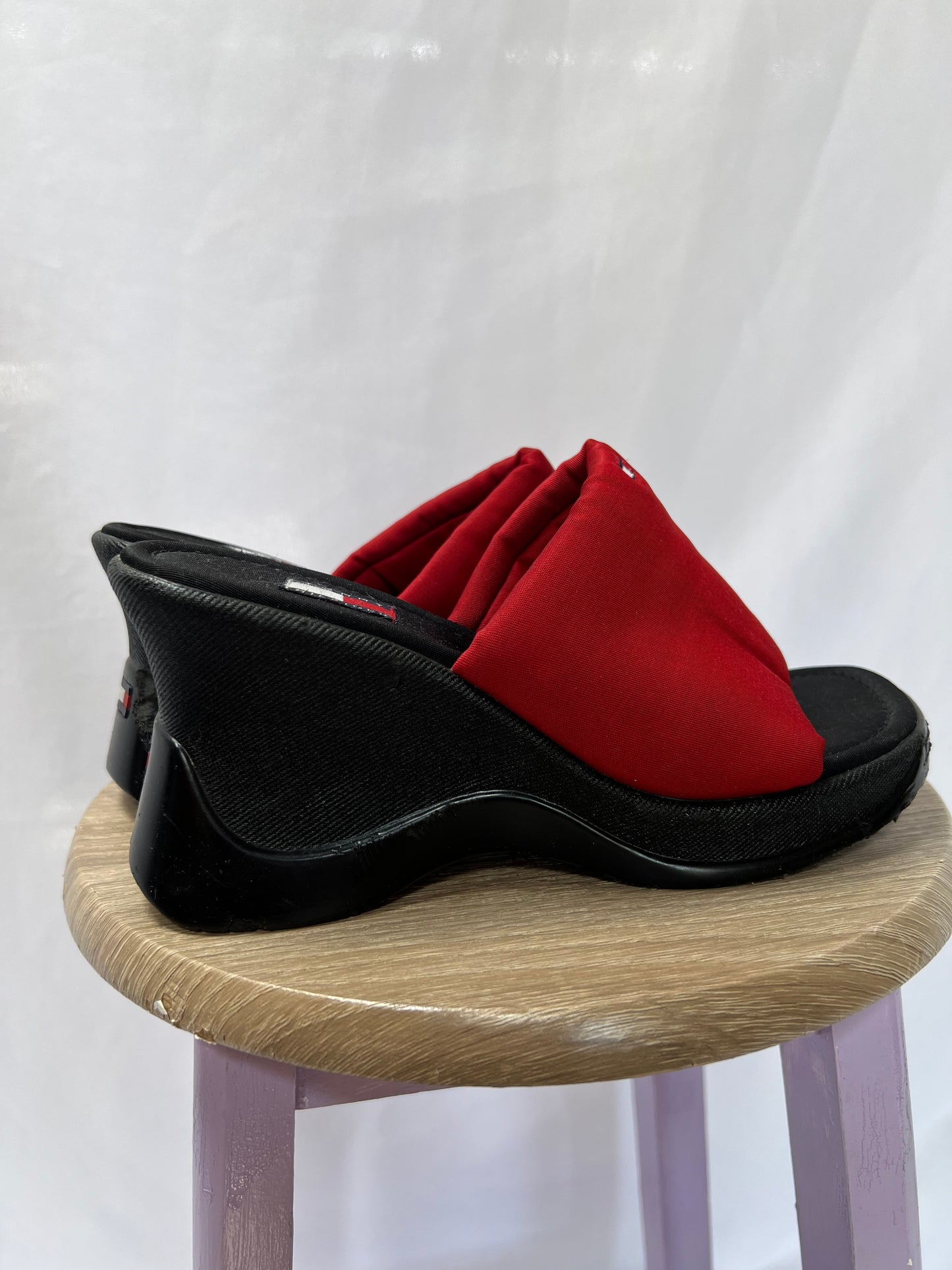 Red Tommy Hilfiger Mules - 6/6.5