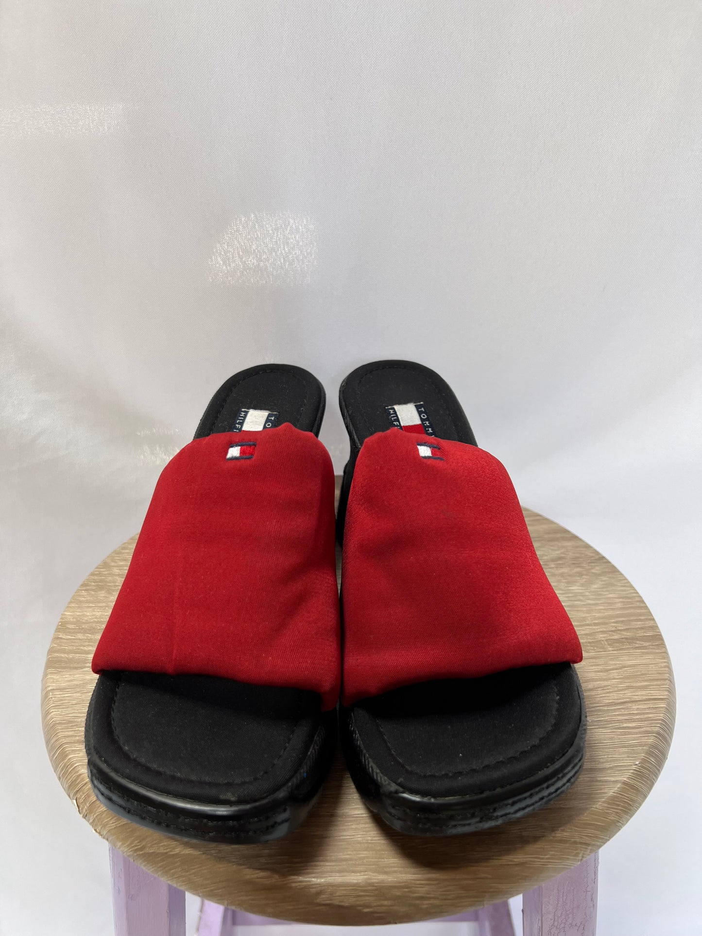 Red Tommy Hilfiger Mules - 6/6.5