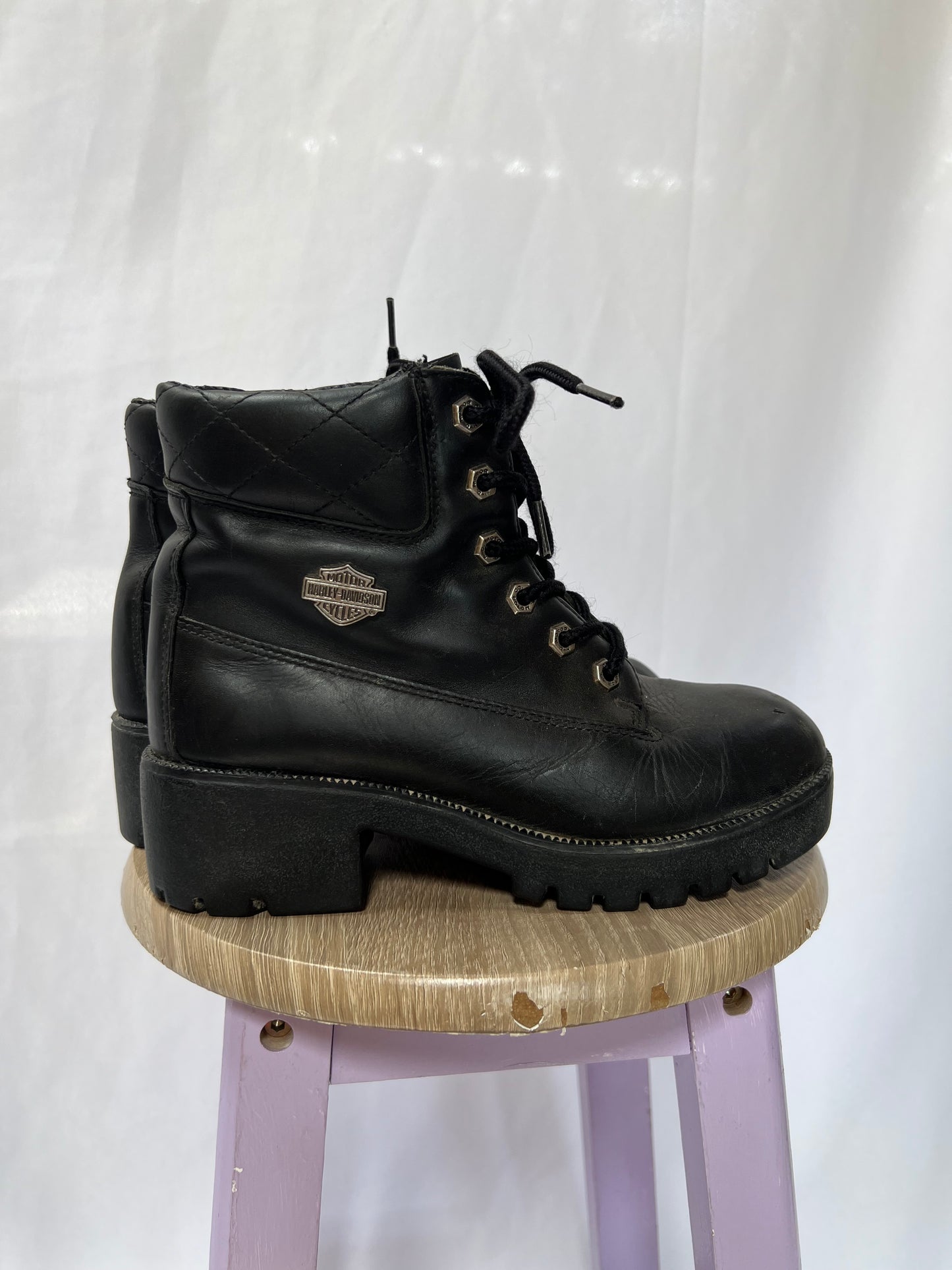 Harley Davidson Heeled Boots - 6/6.5