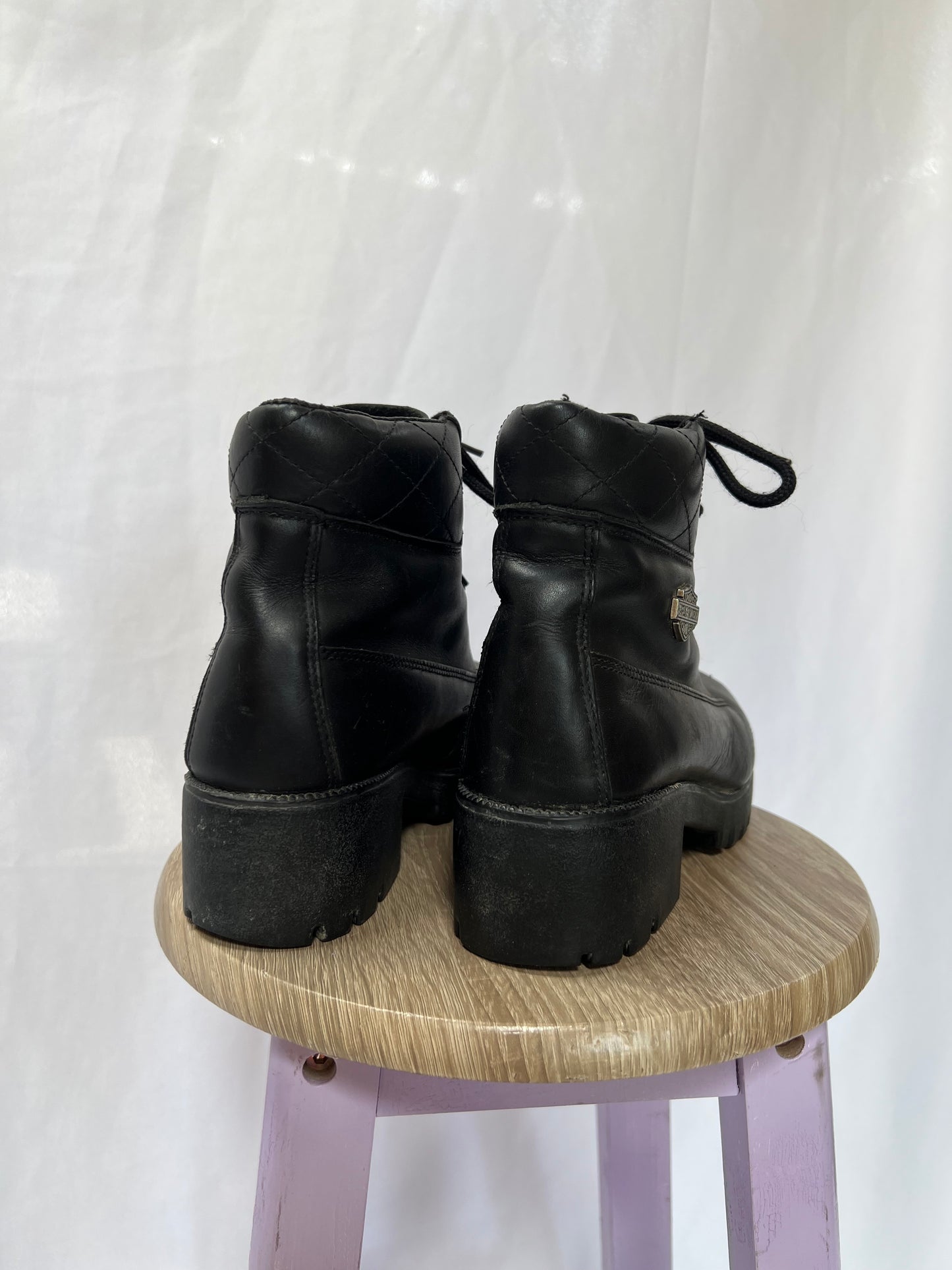 Harley Davidson Heeled Boots - 6/6.5