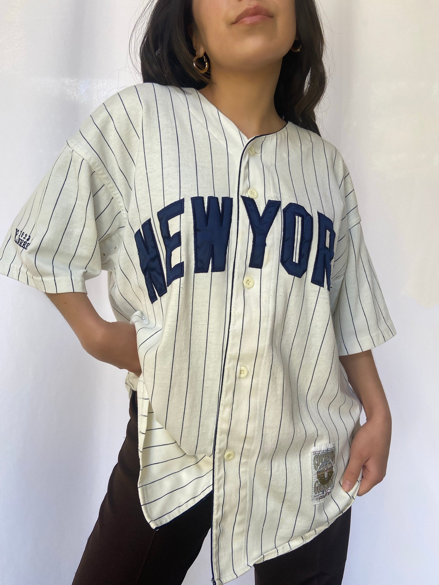 New York Yankees Baseball Jersey - L