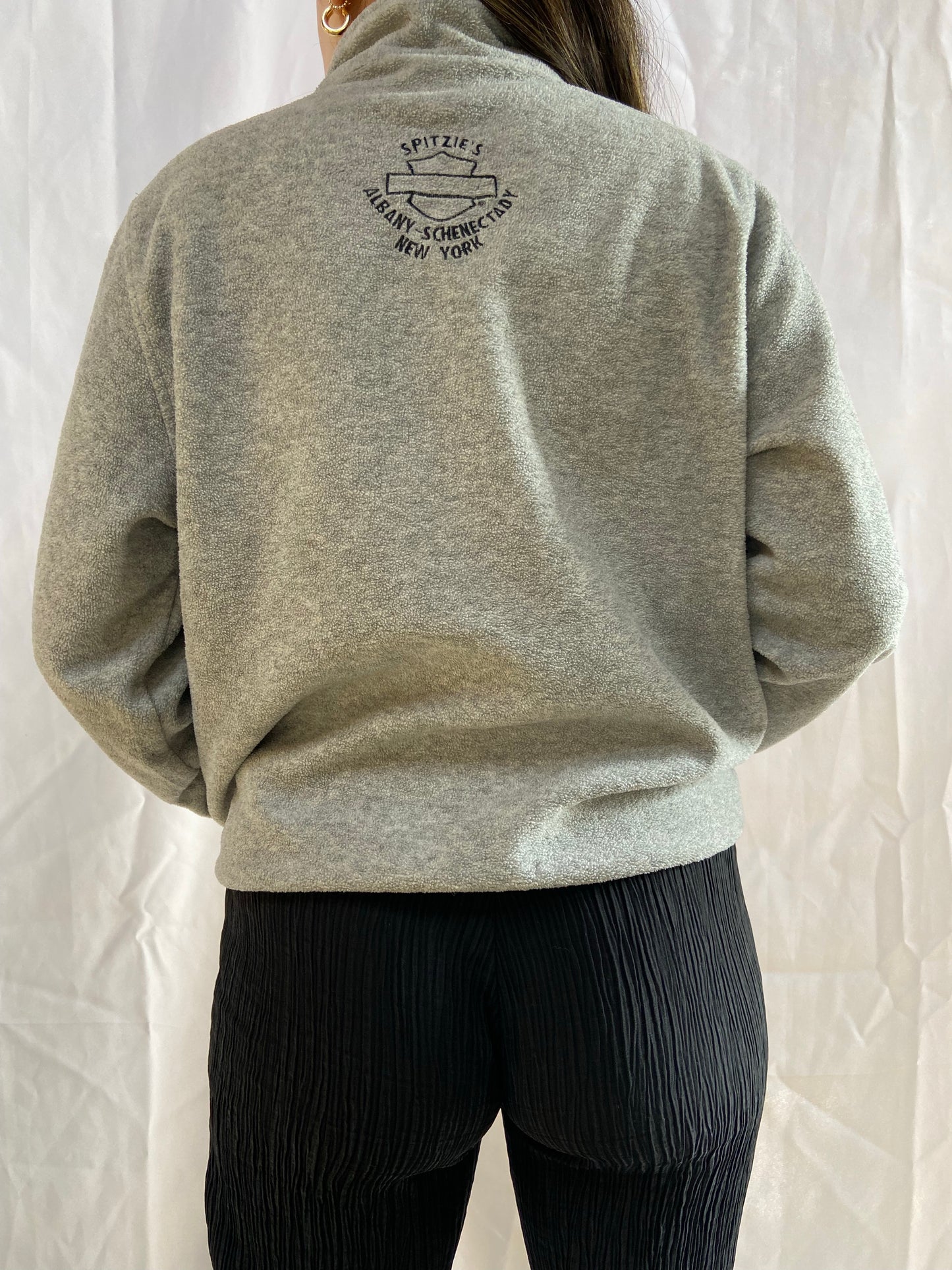 Grey Harley Davidson Fleece Jacket
