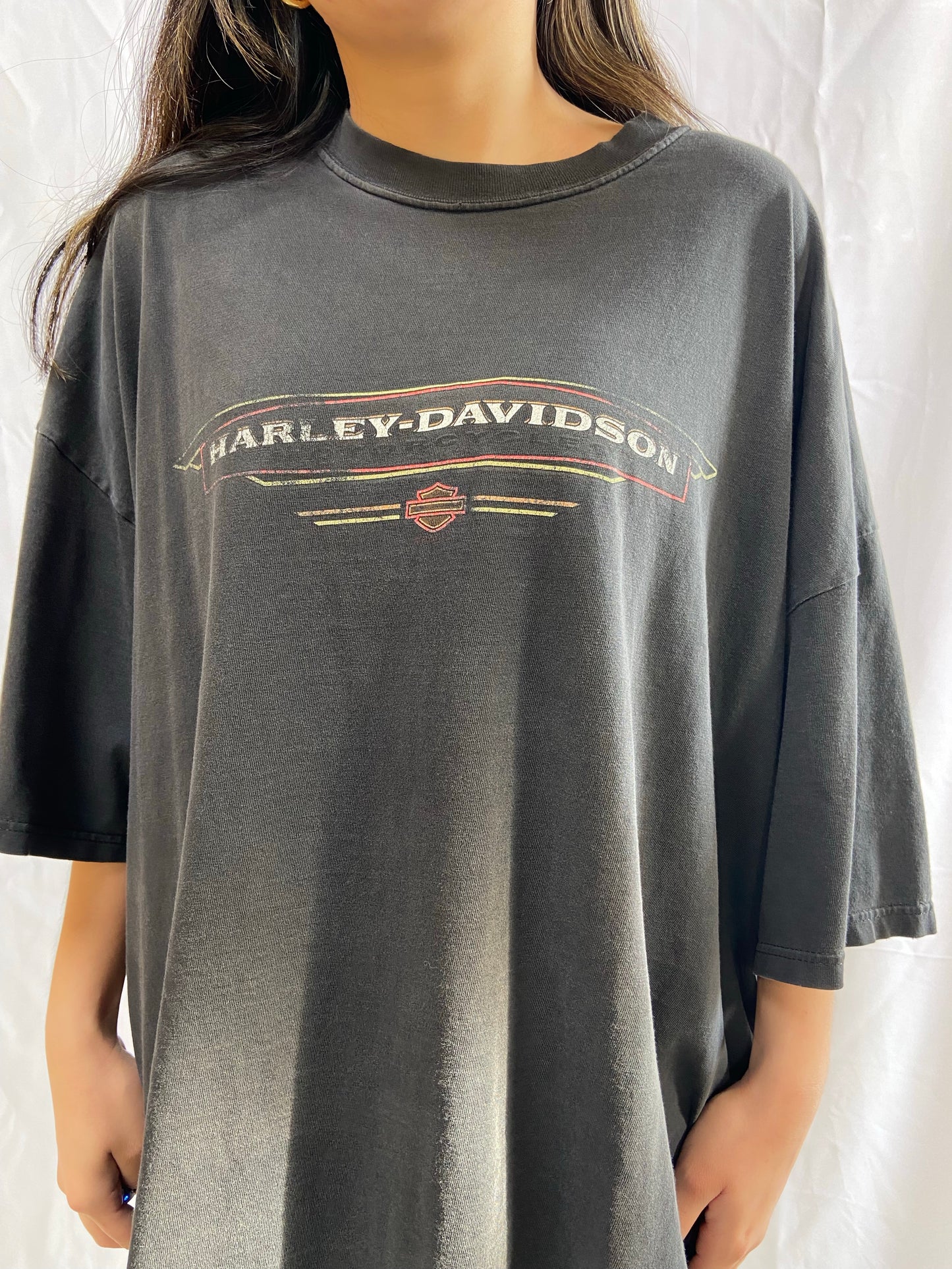 Black Downtown Seattle Harley Davidson Tee