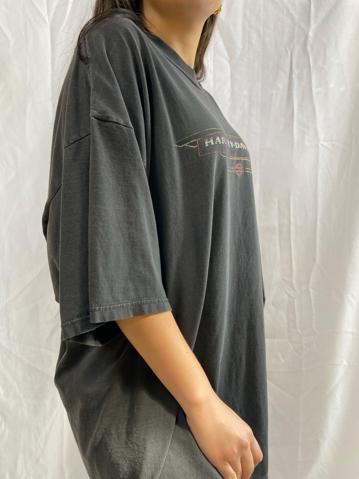 Black Downtown Seattle Harley Davidson Tee