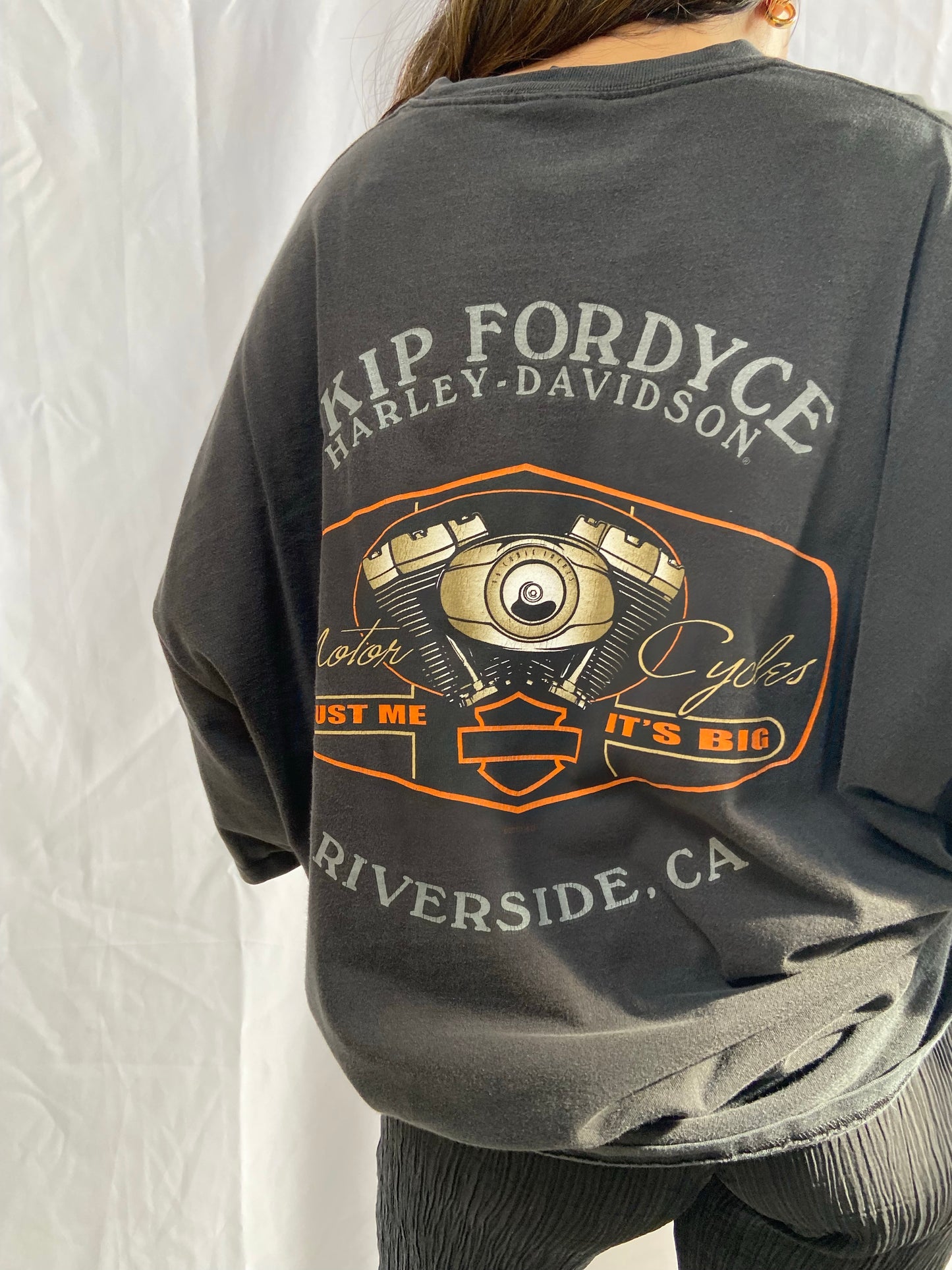 Black Riverside Harley Davidson Tee - 3XL
