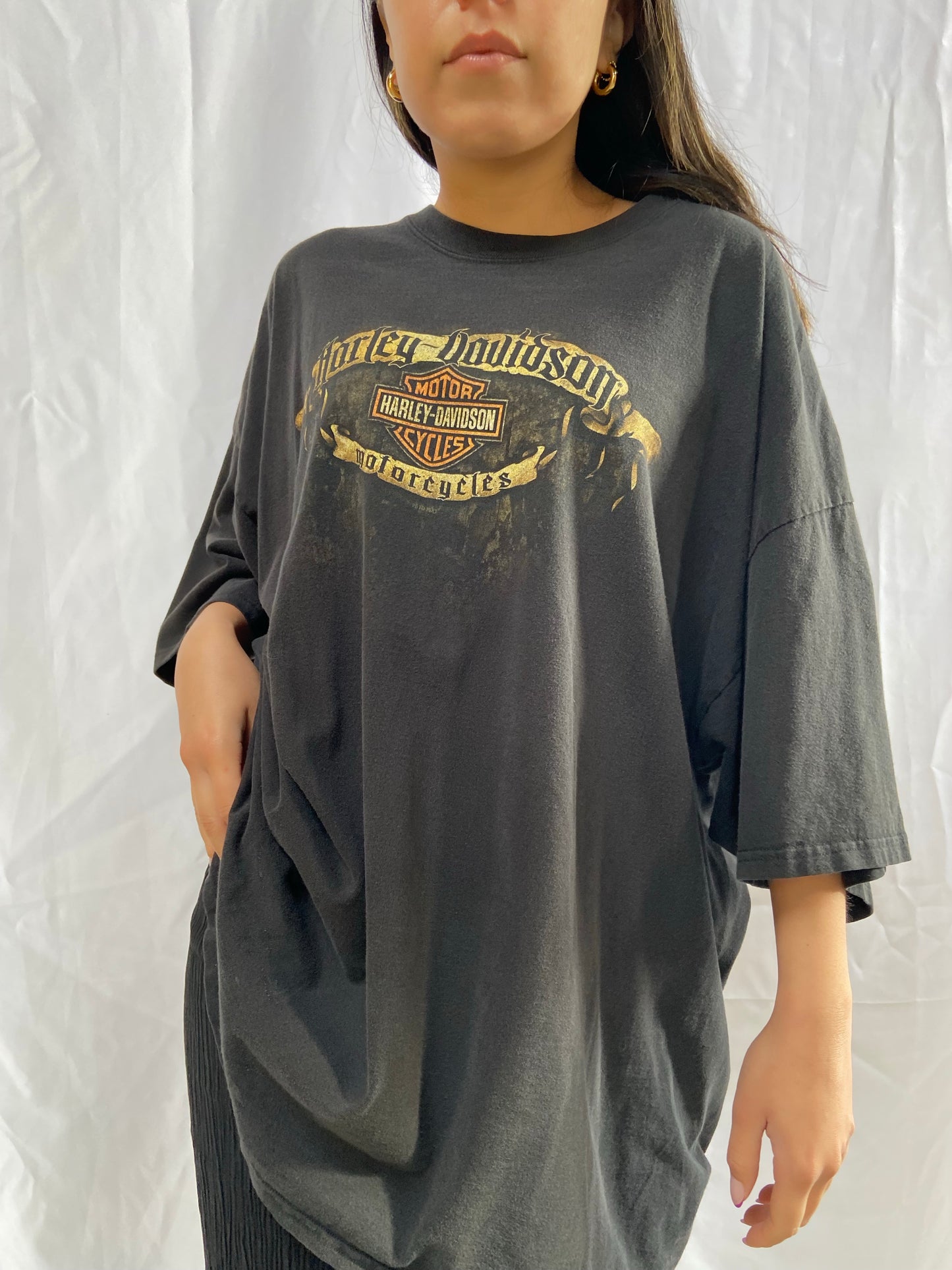 Black Riverside Harley Davidson Tee - 3XL