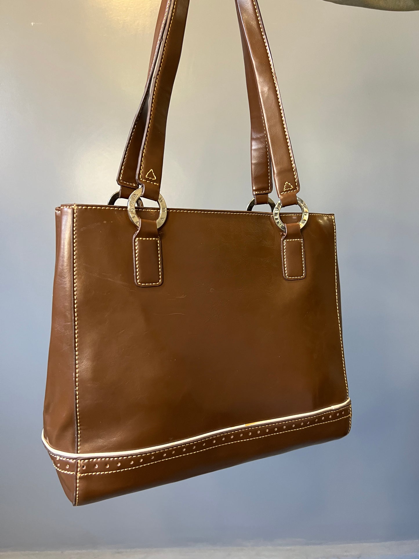 Tommy Hilfiger Leather Shoulder Bag - Brown