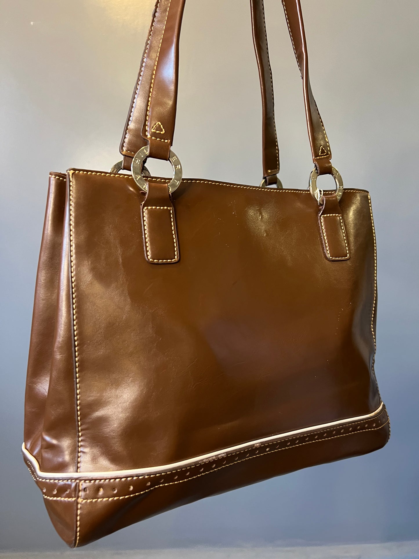 Tommy Hilfiger Leather Shoulder Bag - Brown