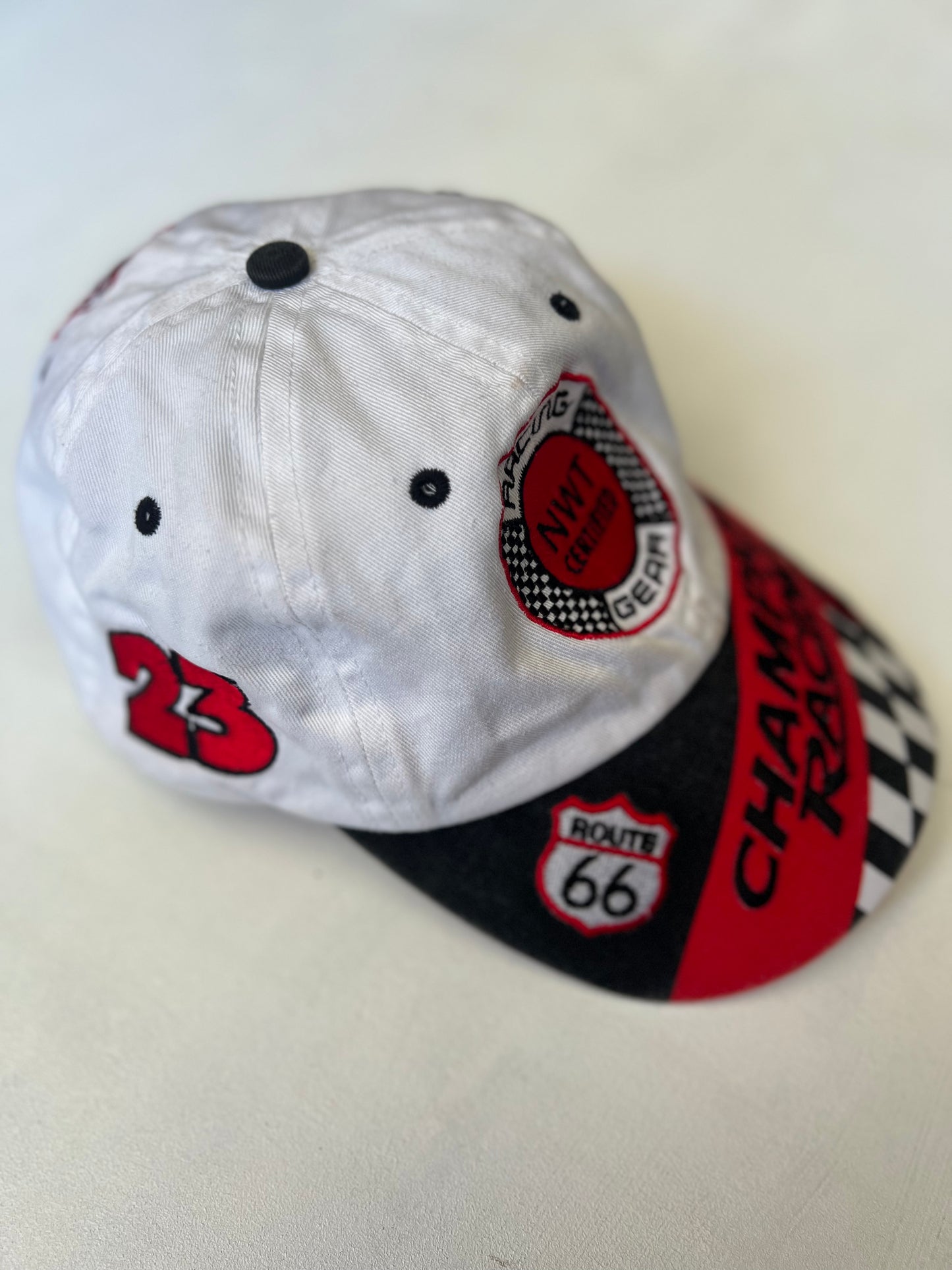 Route 66 Windy City Racing Hat - White/Red