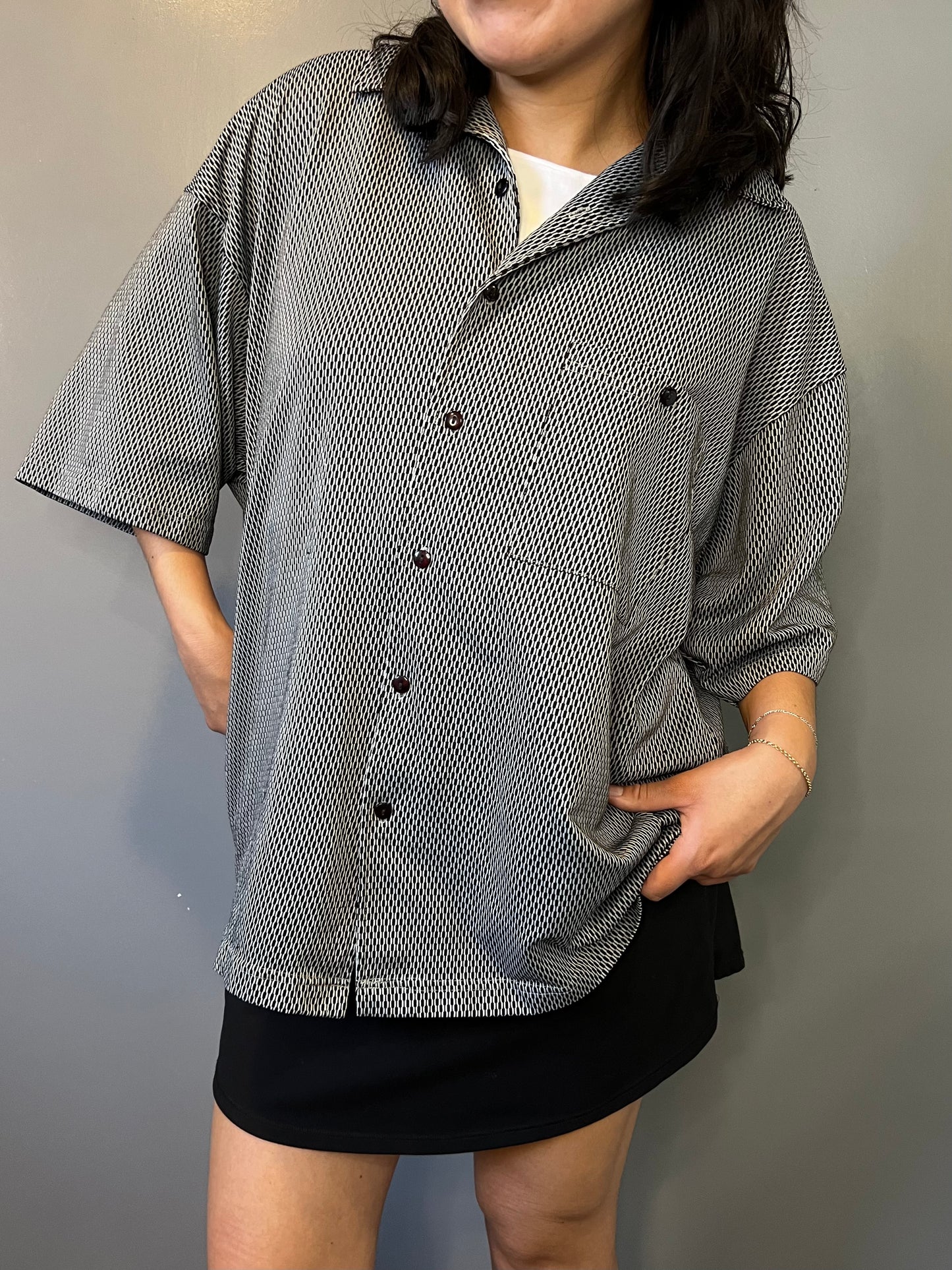 90's Printed Button Up - L/XL