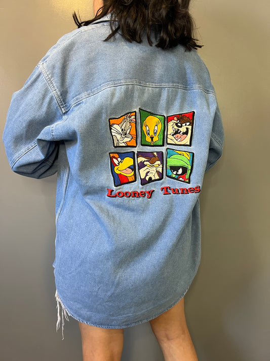 '96 Looney Tunes Button Up - L/XL
