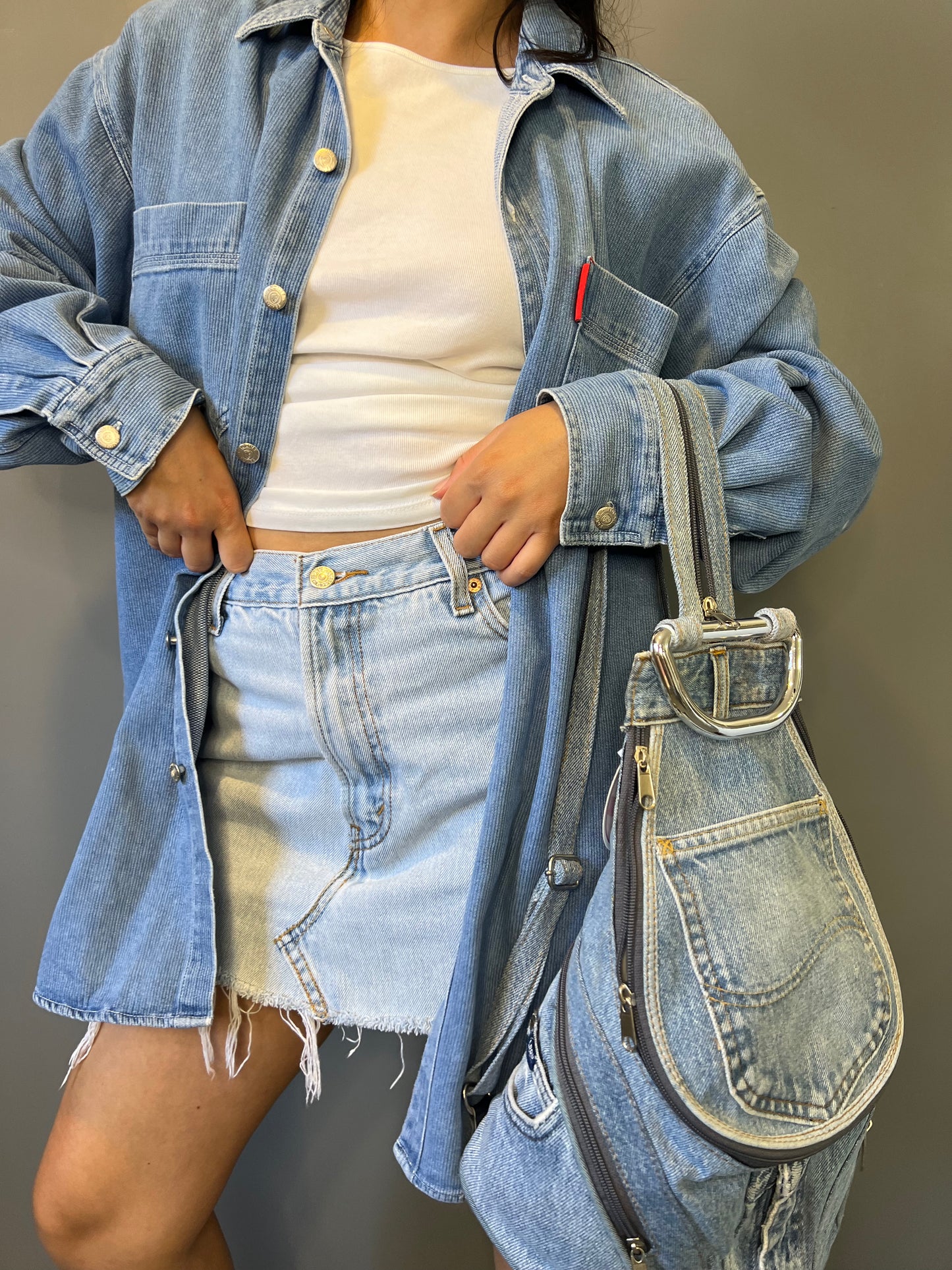 Lee Denim Reworked Backpack