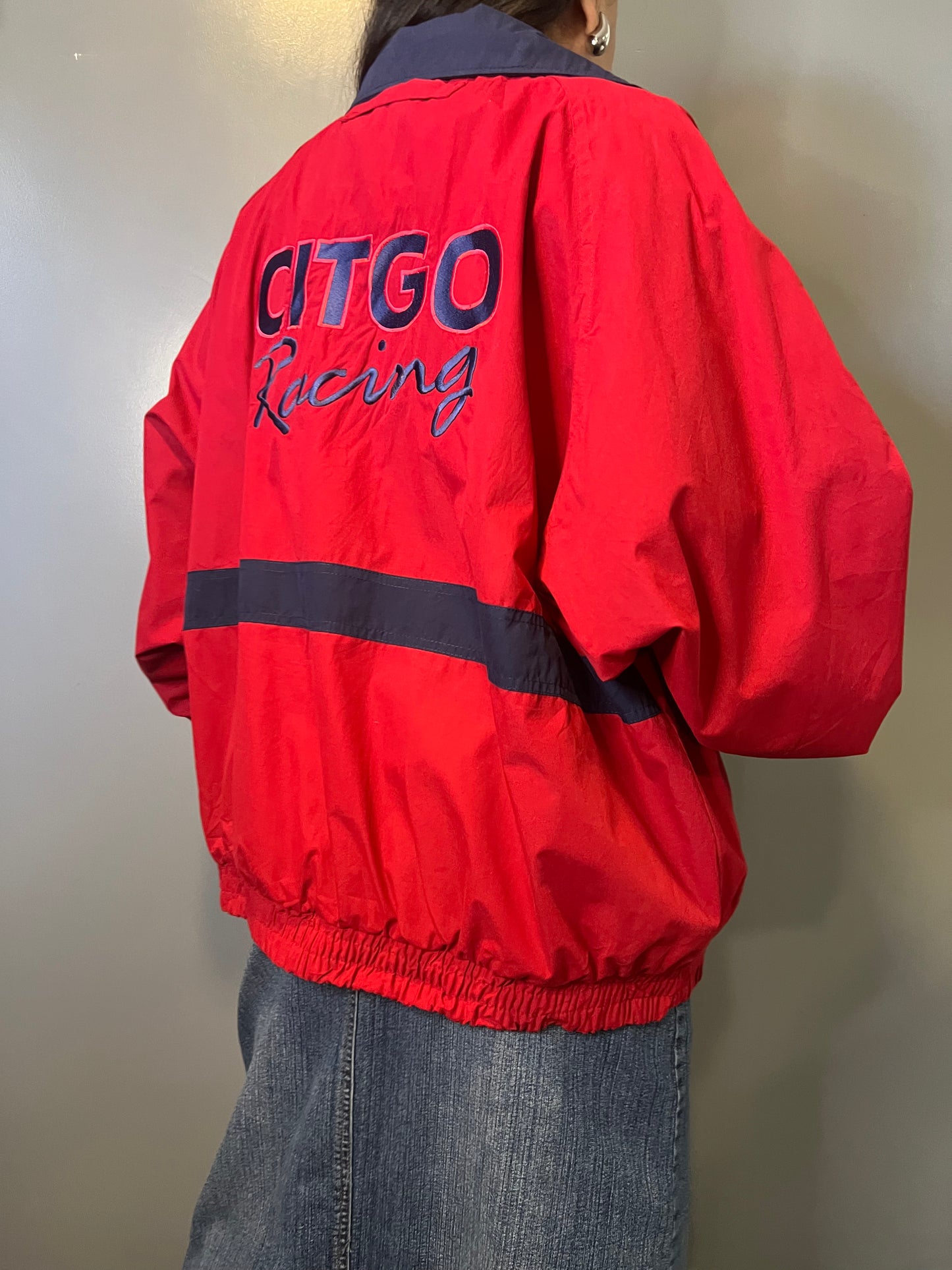 Swingster CITGO Racing Full Zip Red Jacket - XL