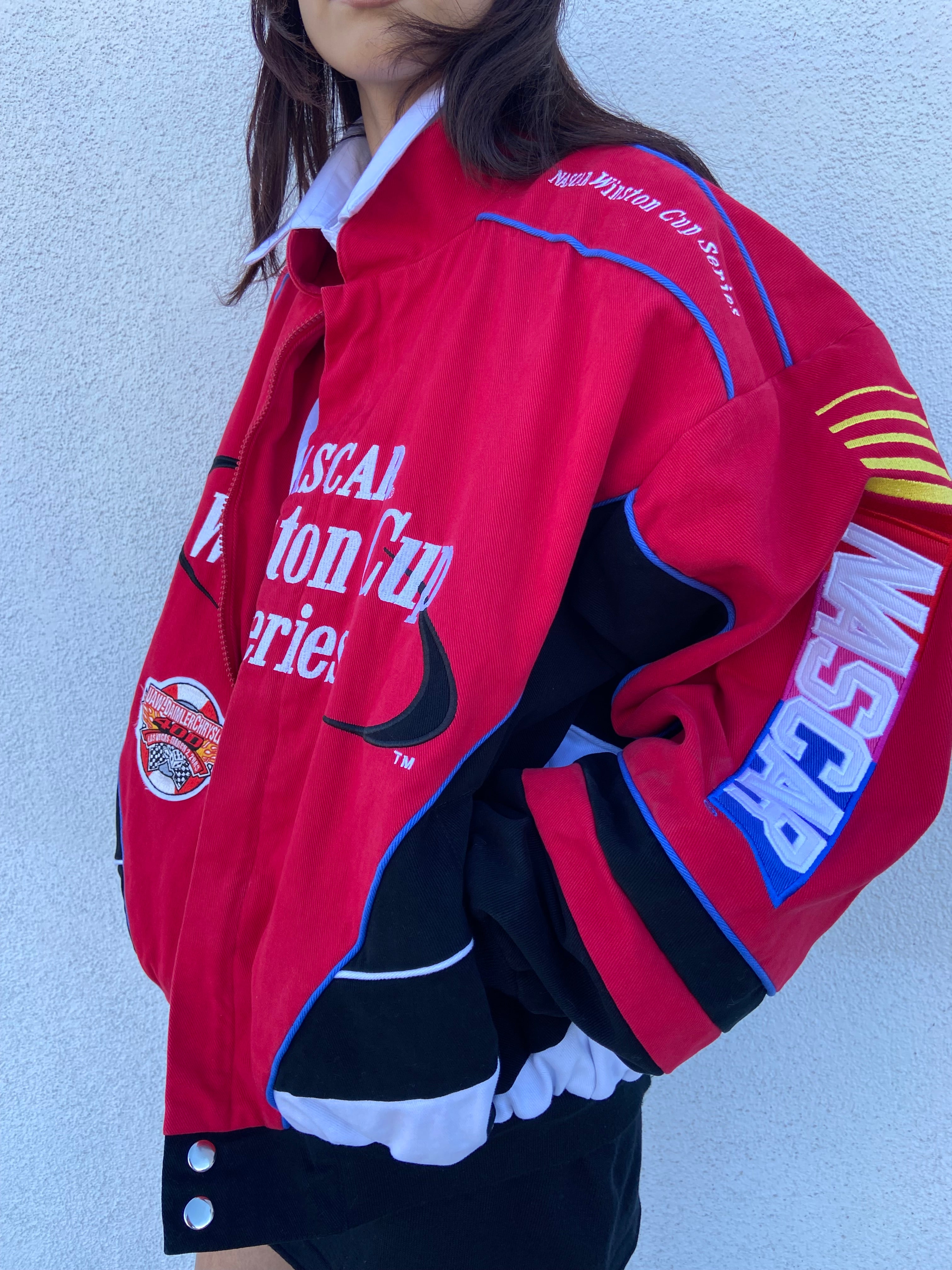 Red Winston Cup Series NASCAR Jacket - M – JReyesFashion