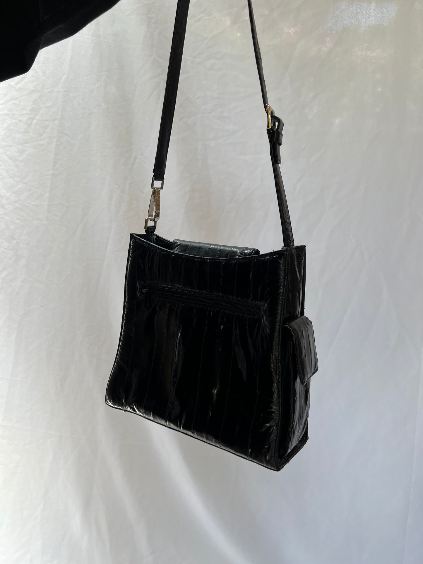 Black Eelskin Handbag
