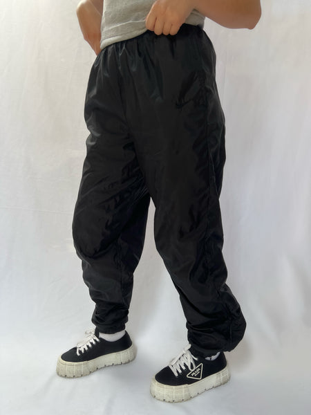 90's Nike Black Nylon Pants - M