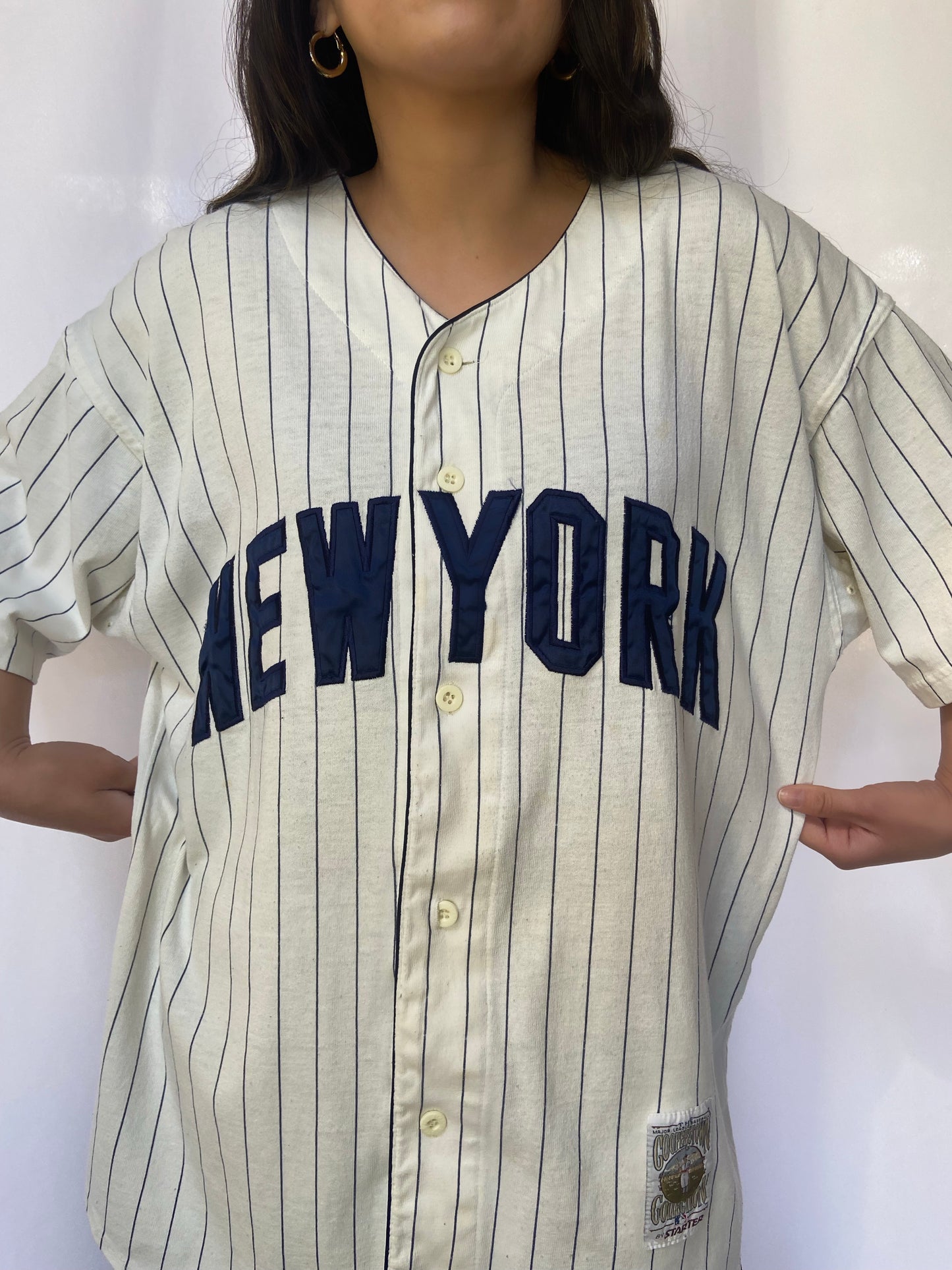 New York Yankees Baseball Jersey - L