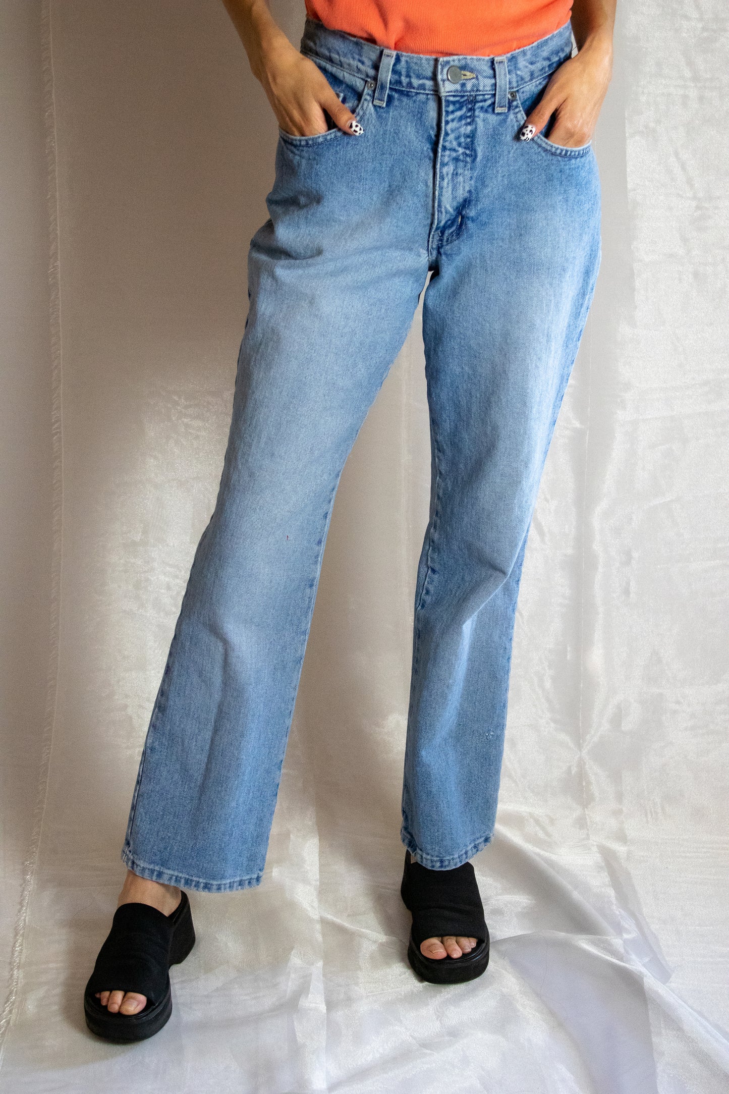 Light Wash Denim Jeans - 26x30