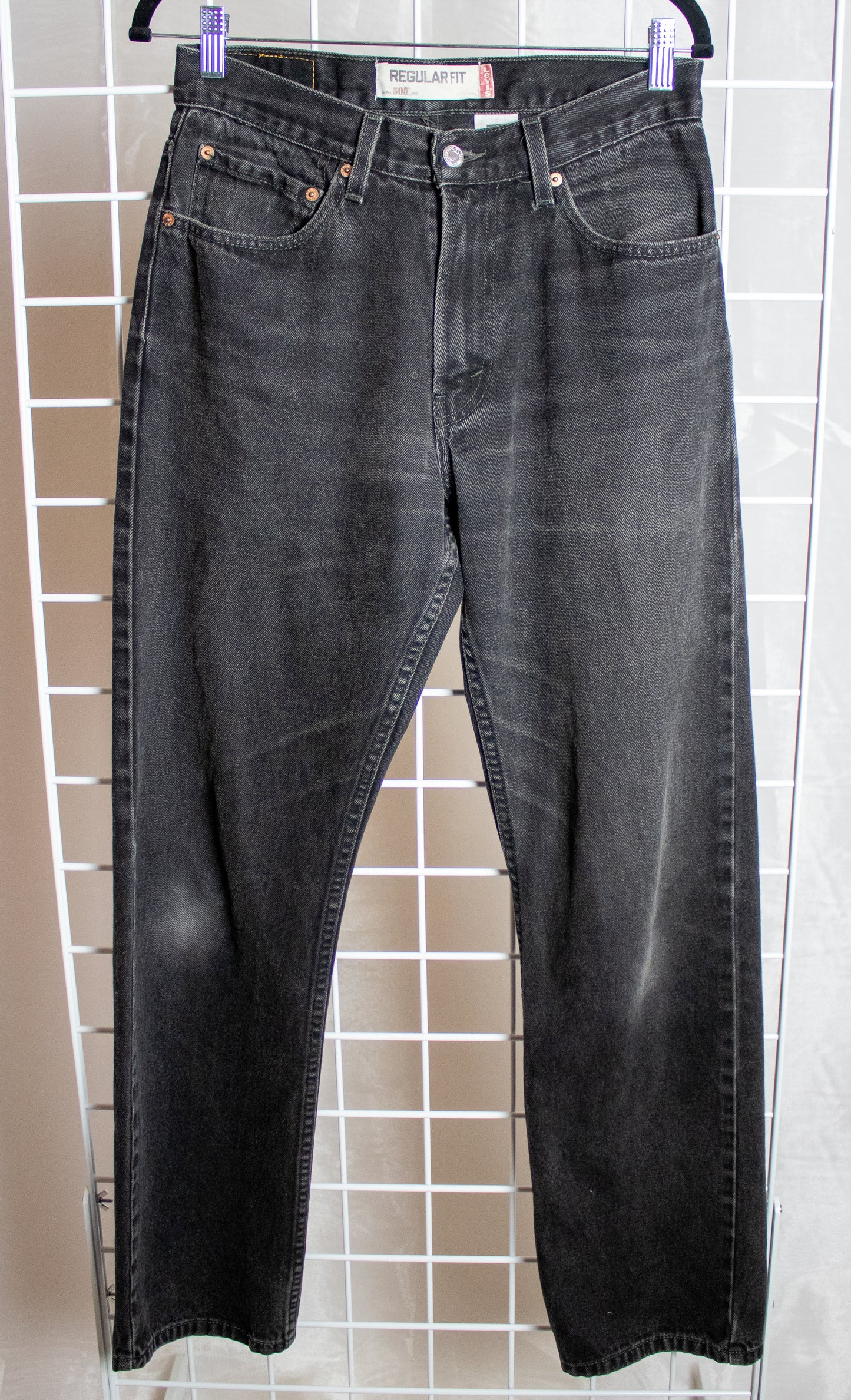 505 Levi's Black Jeans - 28x32