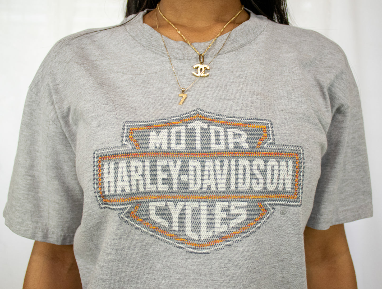 Grey Harley Davidson Tee