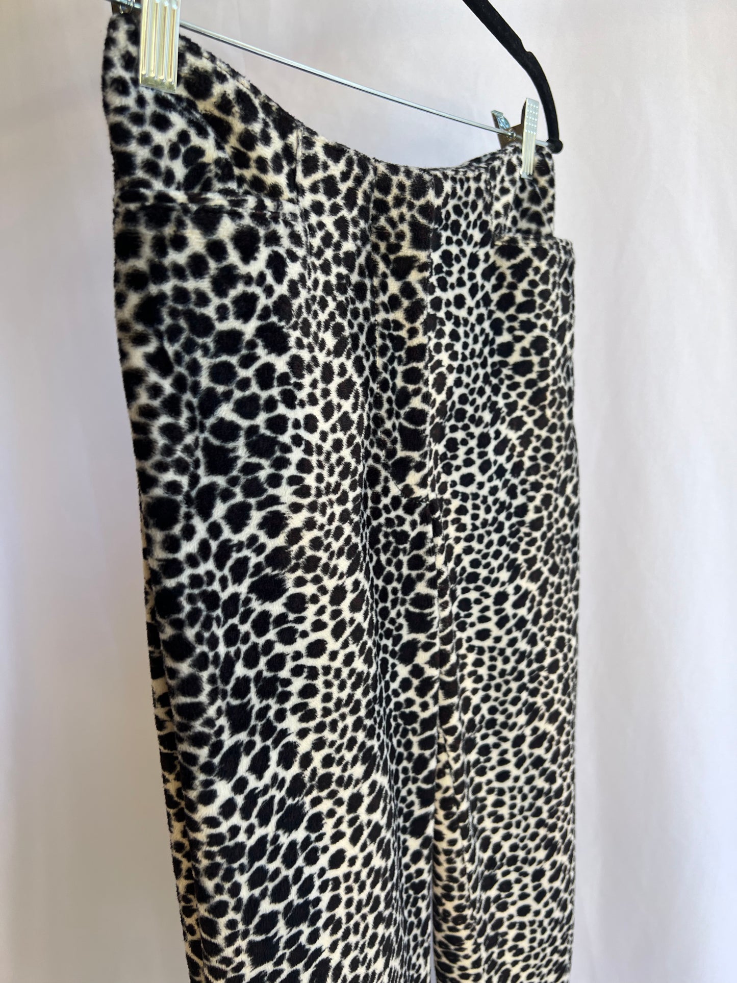 Cheetah Print Furry Pants - 27"