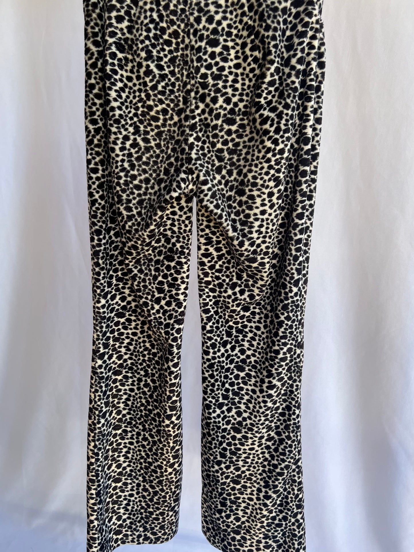 Cheetah Print Furry Pants - 27"