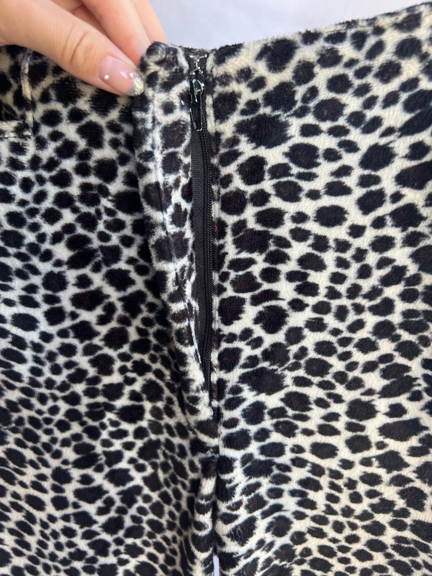 Cheetah Print Furry Pants - 27"