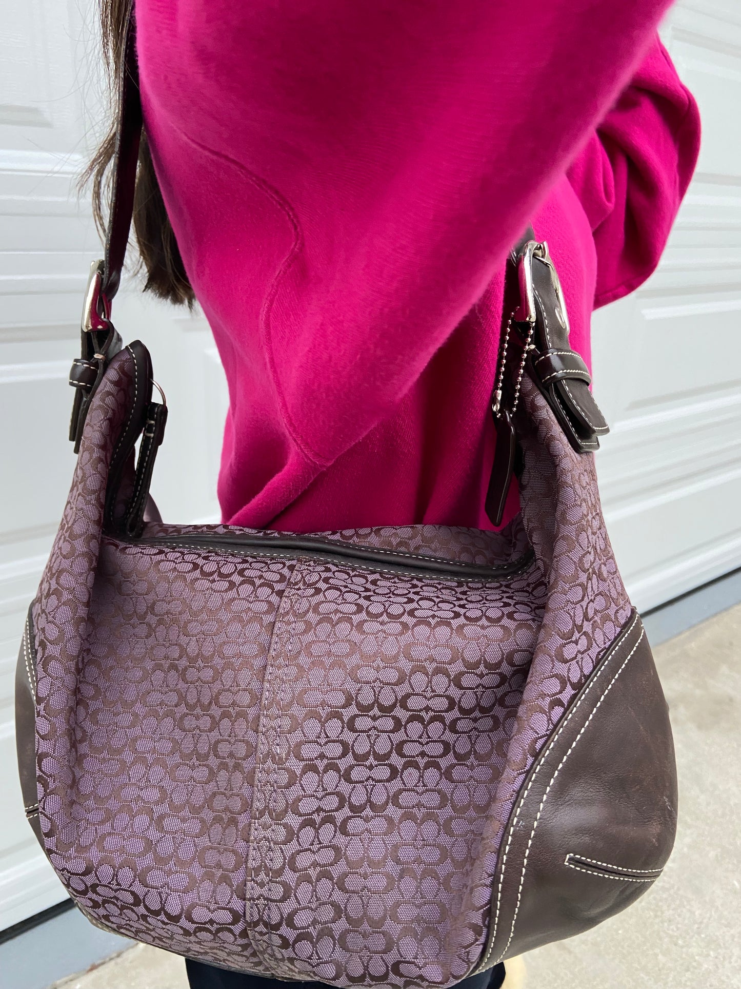 Violet COACH Shoulder Bag