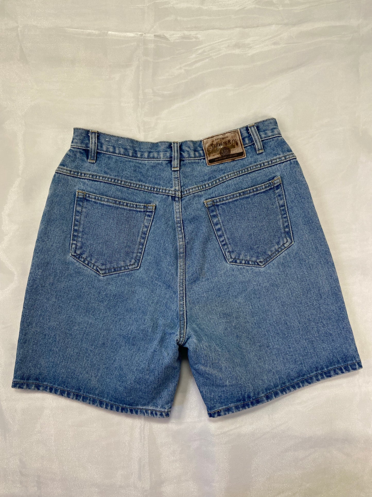 Medium Wash Denim Shorts - 29”