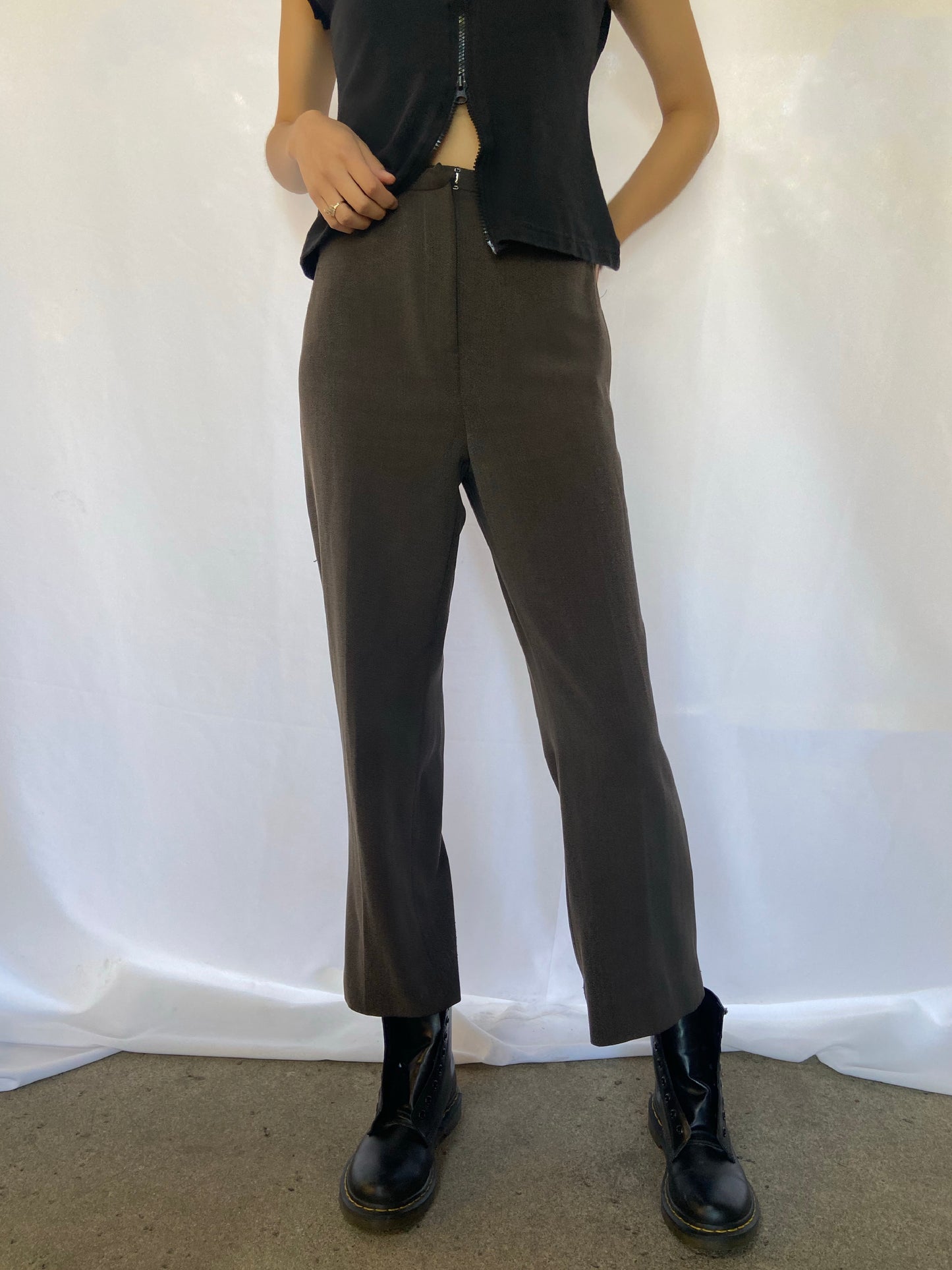 Charcoal Grey Trousers - 28"