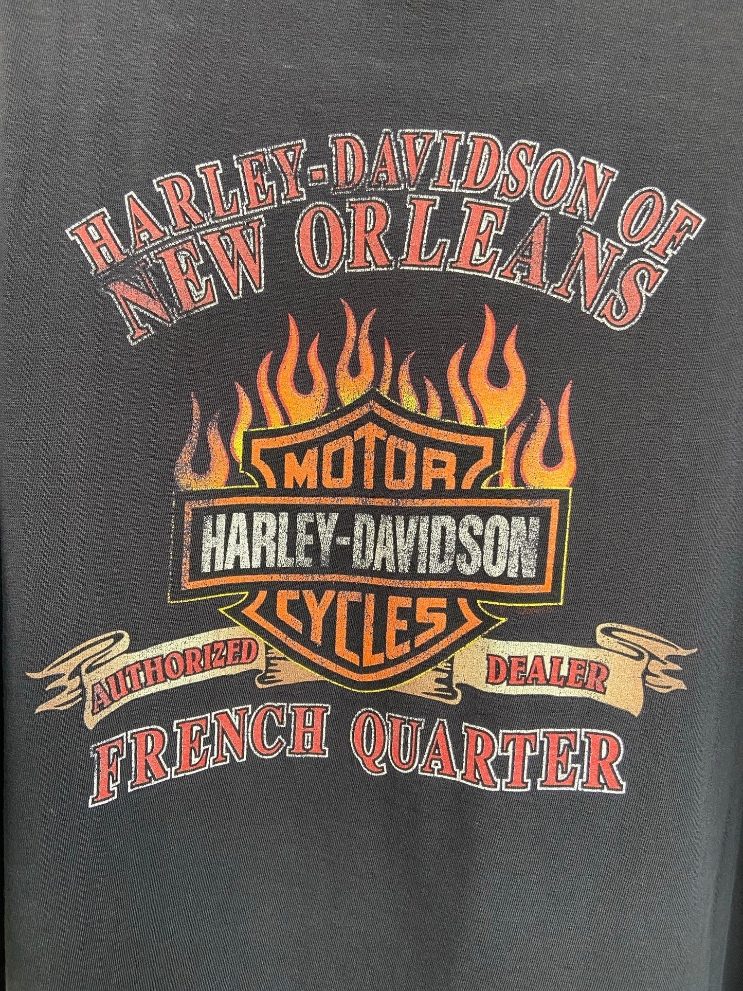 Black Harley Davidson New Orleans Tee
