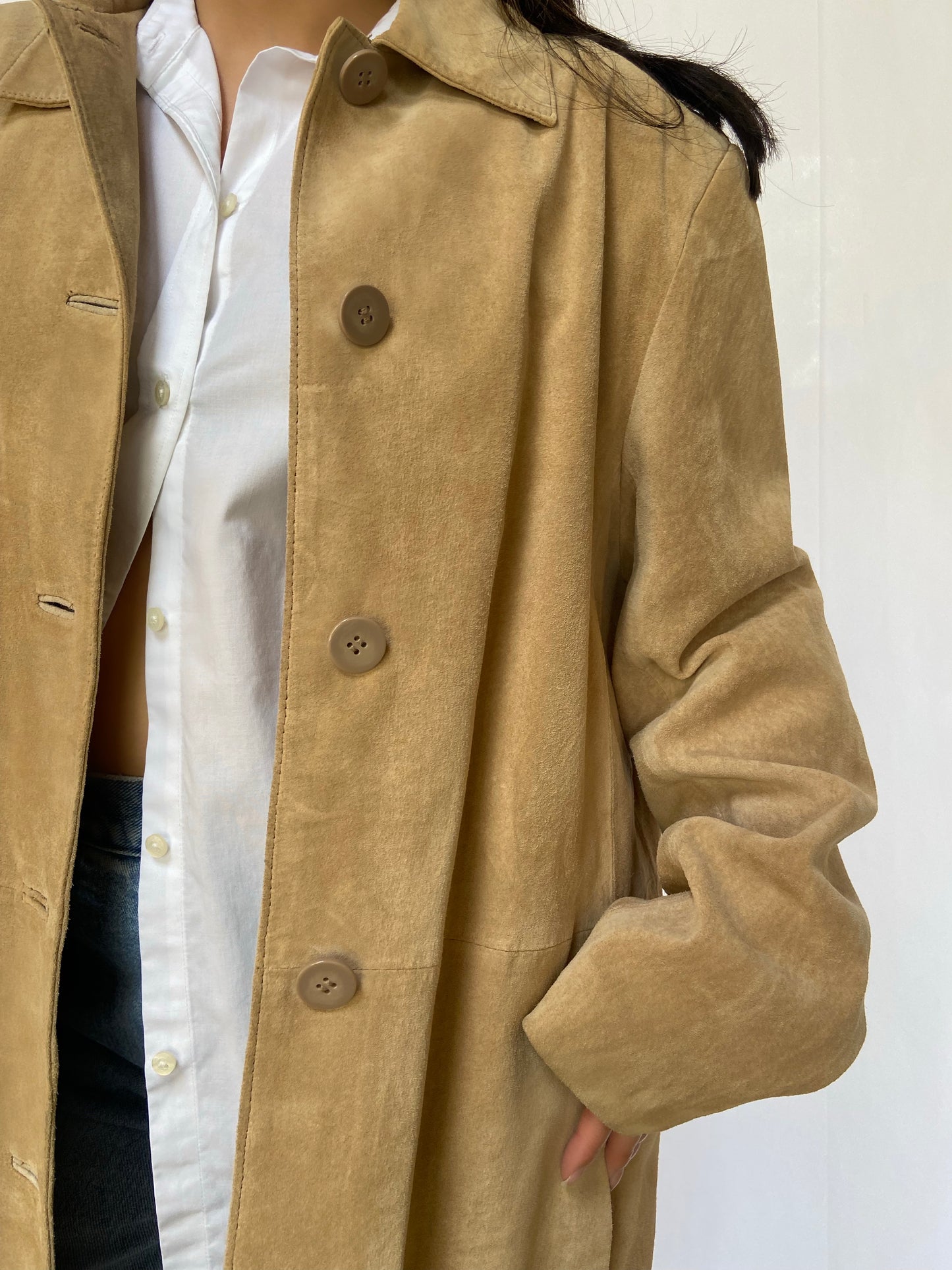 Tan Suede Jacket - XL