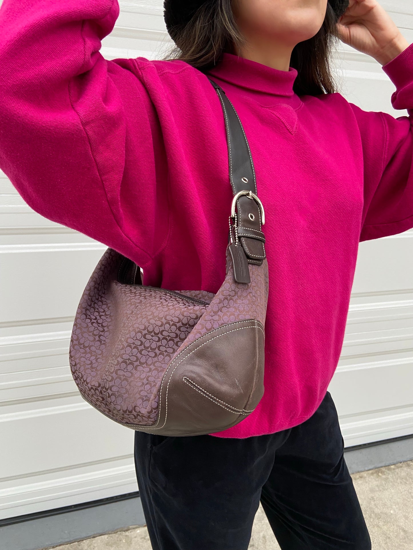 Violet COACH Shoulder Bag