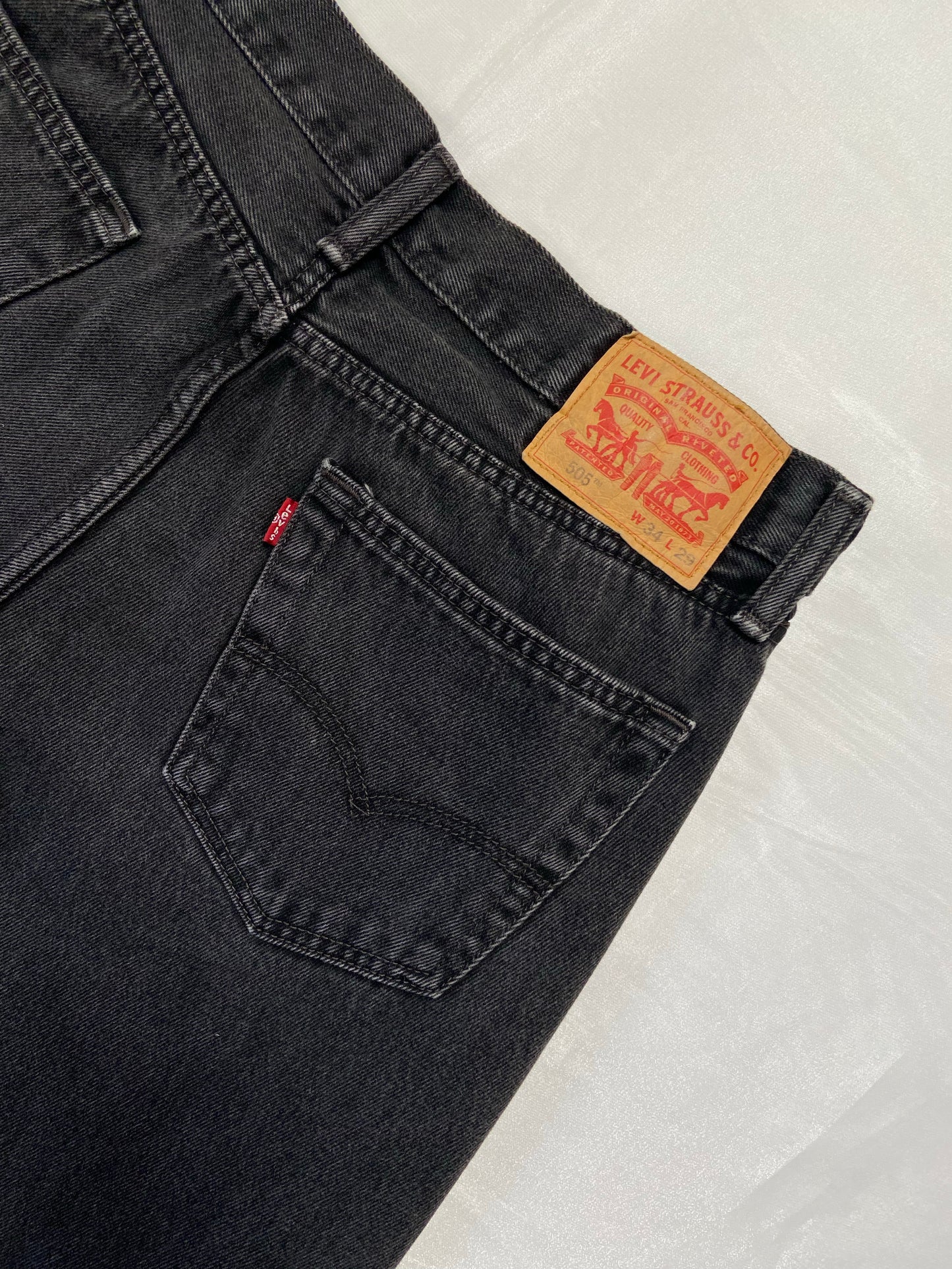 505 Levi’s Black Jeans - 31”