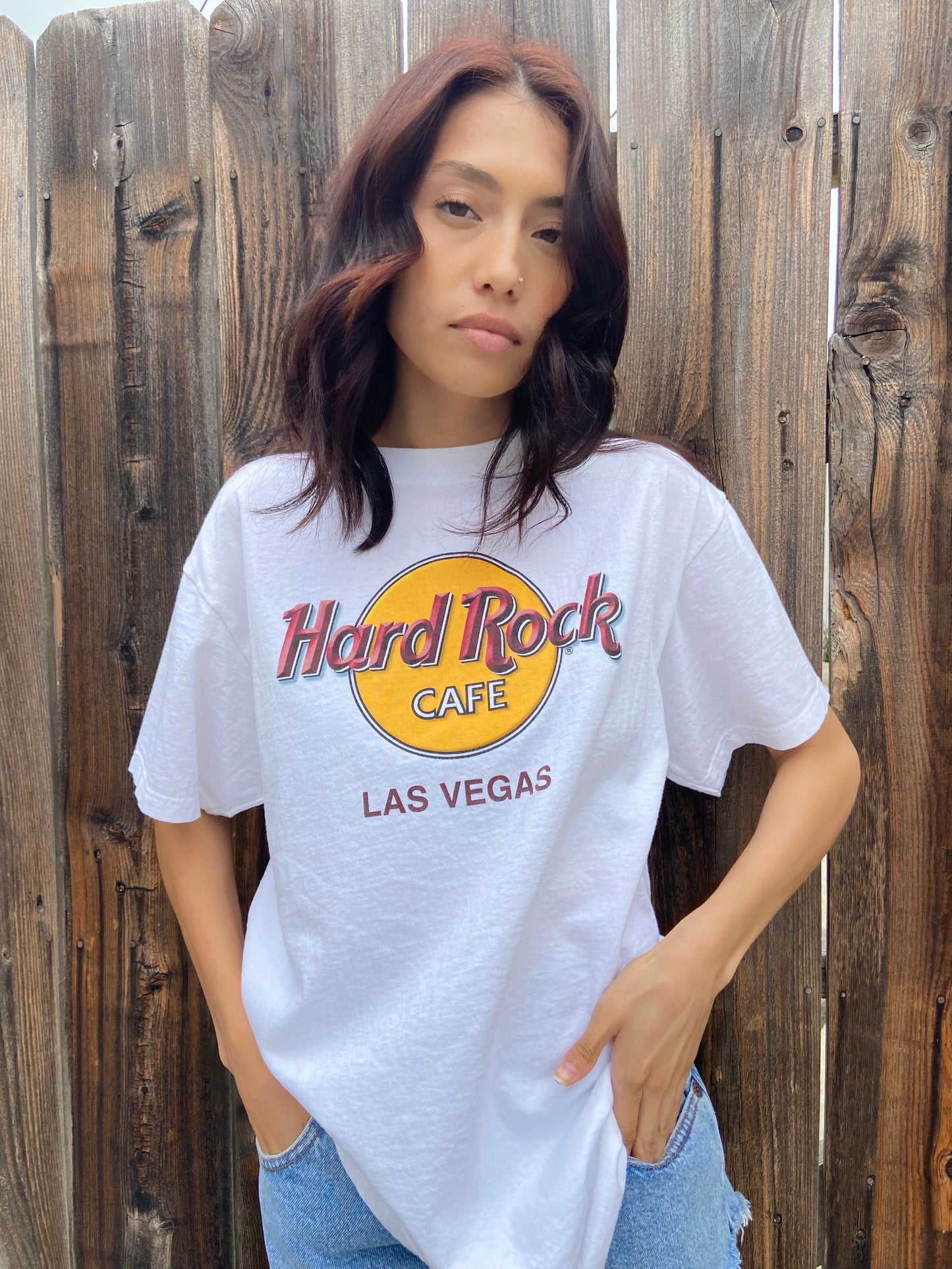 White Hard Rock Cafe Las Vegas Tee
