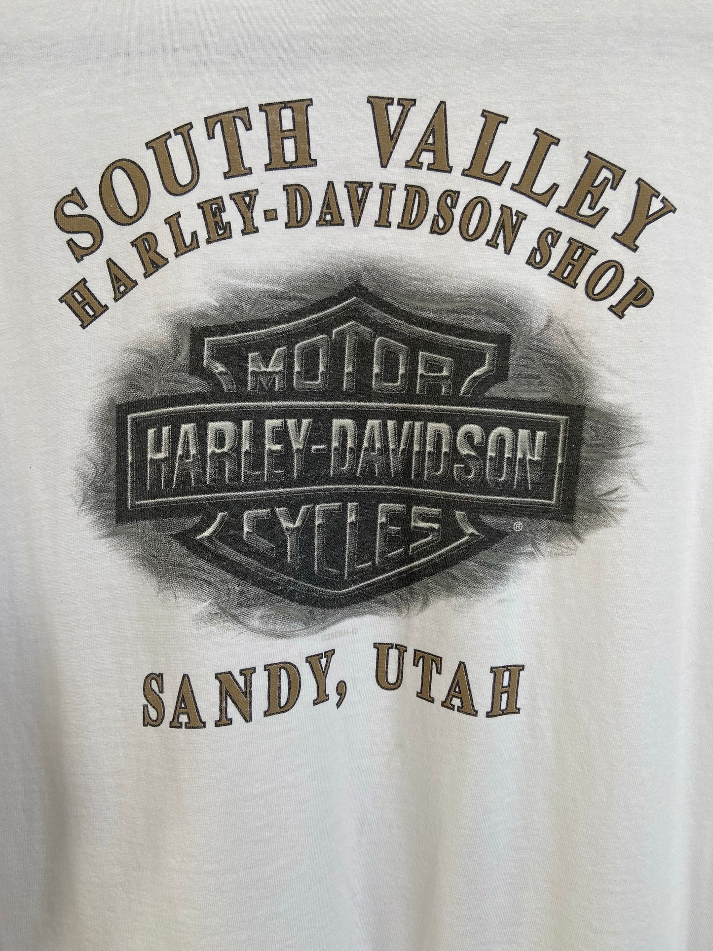 White Harley Davidson Utah Tee