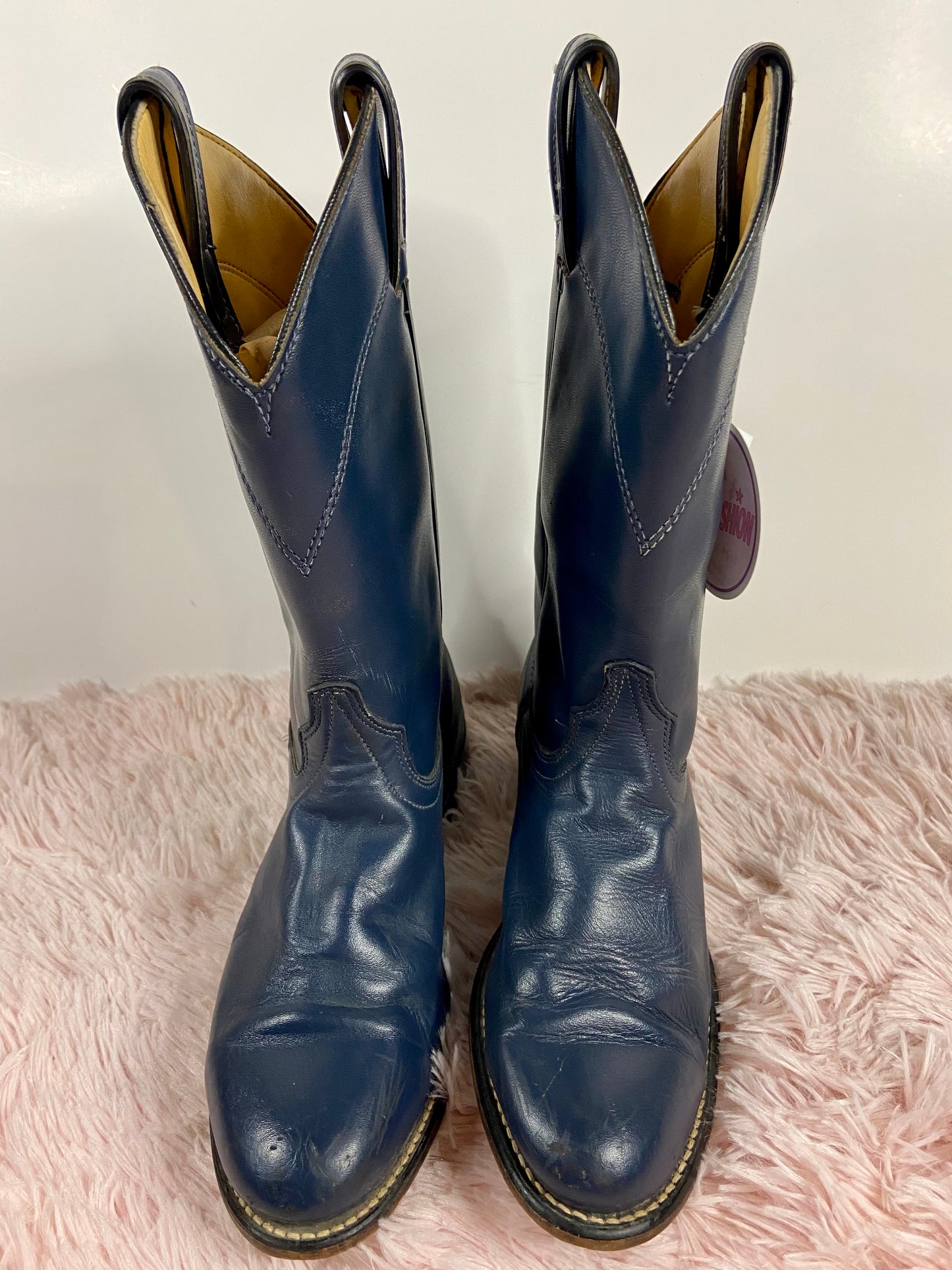 Blue Cowboy Boots - 5.5