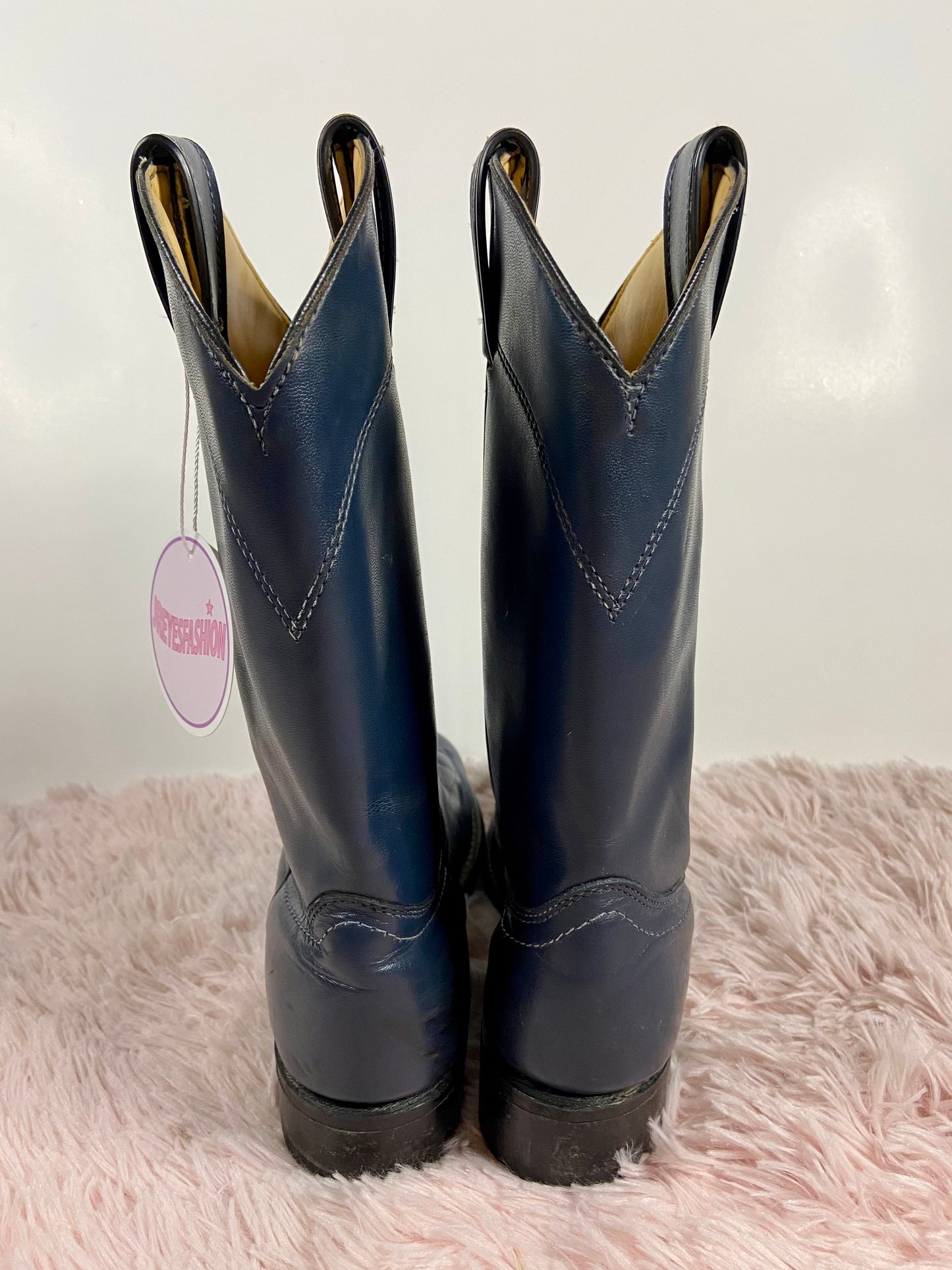 Blue Cowboy Boots - 5.5